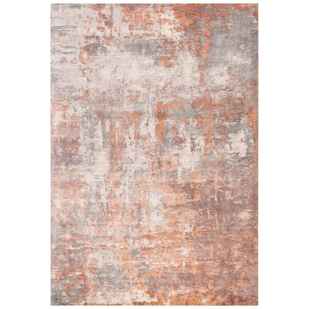 Mirage 338 Rug | Safavieh - MIR338 - Rust / Silver