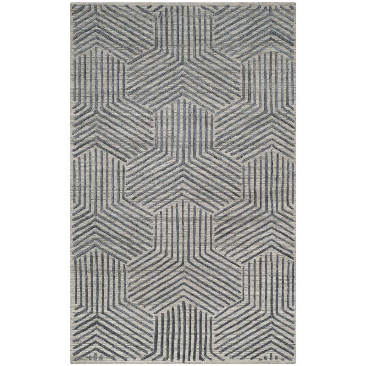 Mirage 351 Rug | Safavieh - MIR351A - Light Grey / Charcoal