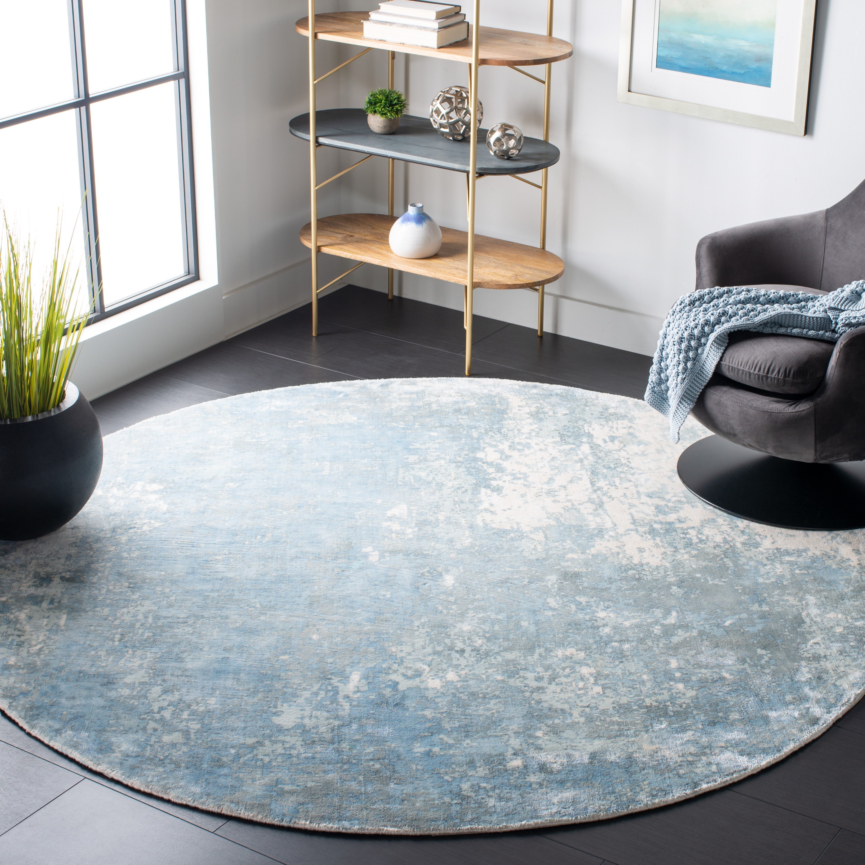 Mirage 411 Rug | Safavieh - MIR411 - Aqua