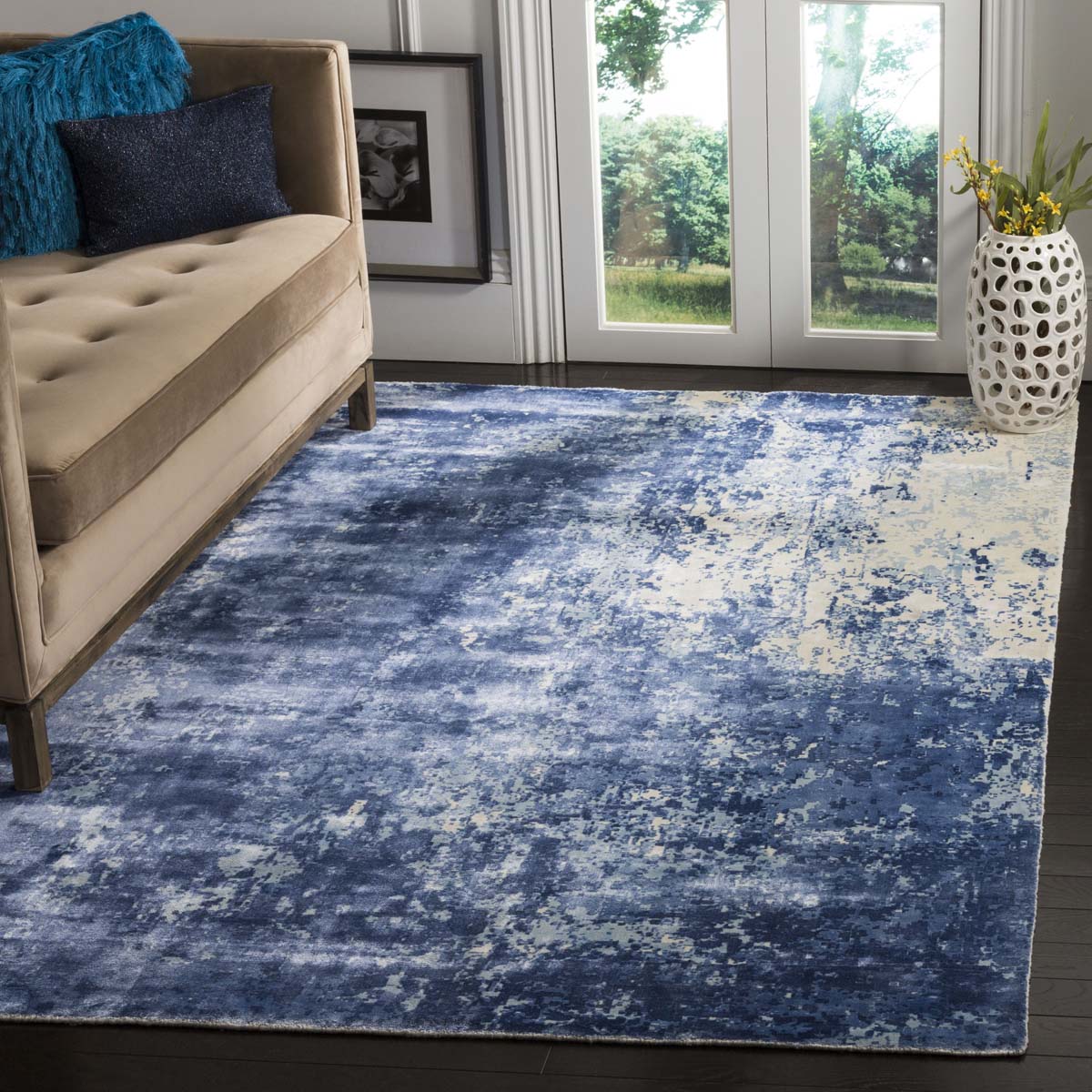 Mirage 411 Rug | Safavieh - MIR411 - Dark Blue