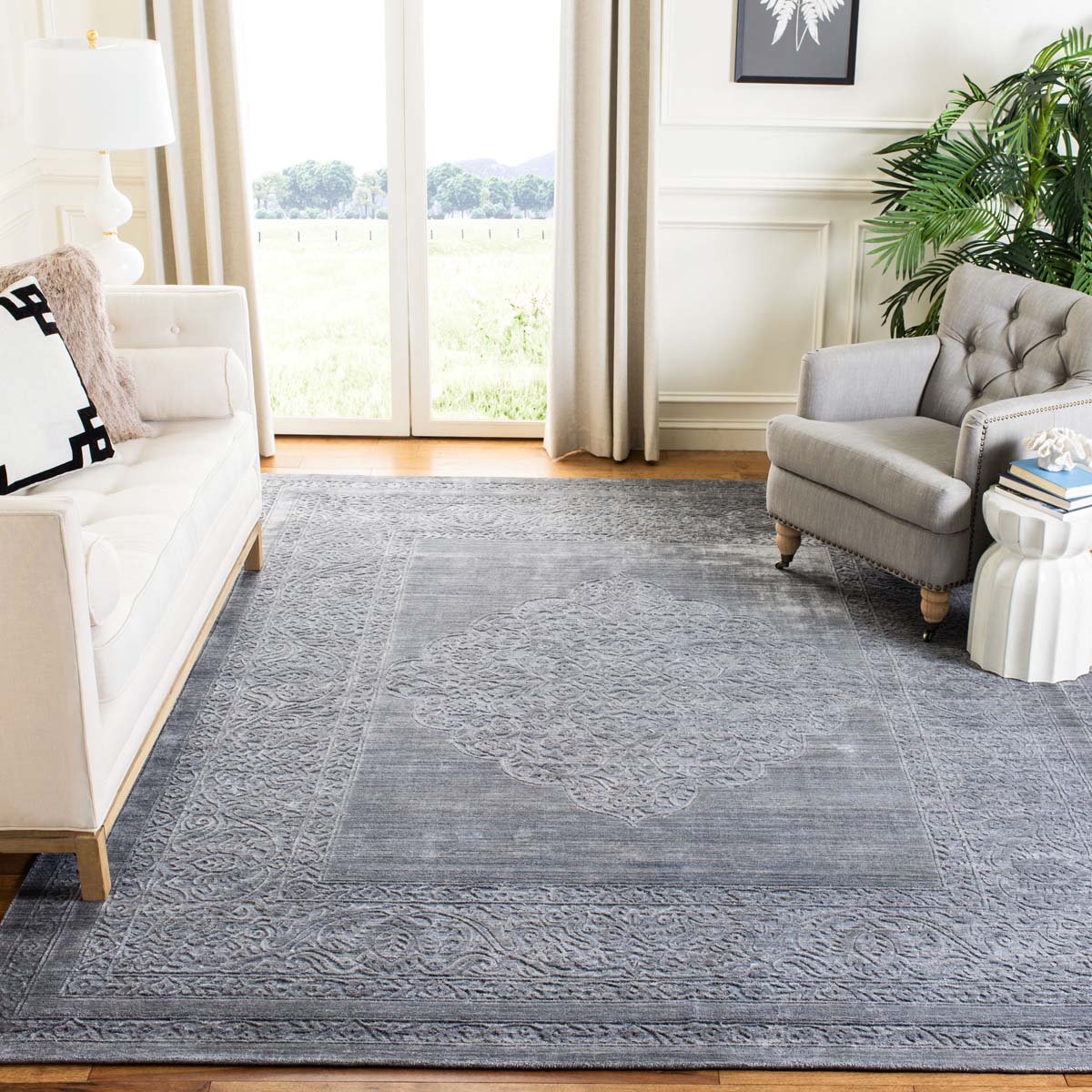 Mirage 501 Rug | Safavieh - MIR501F - Grey