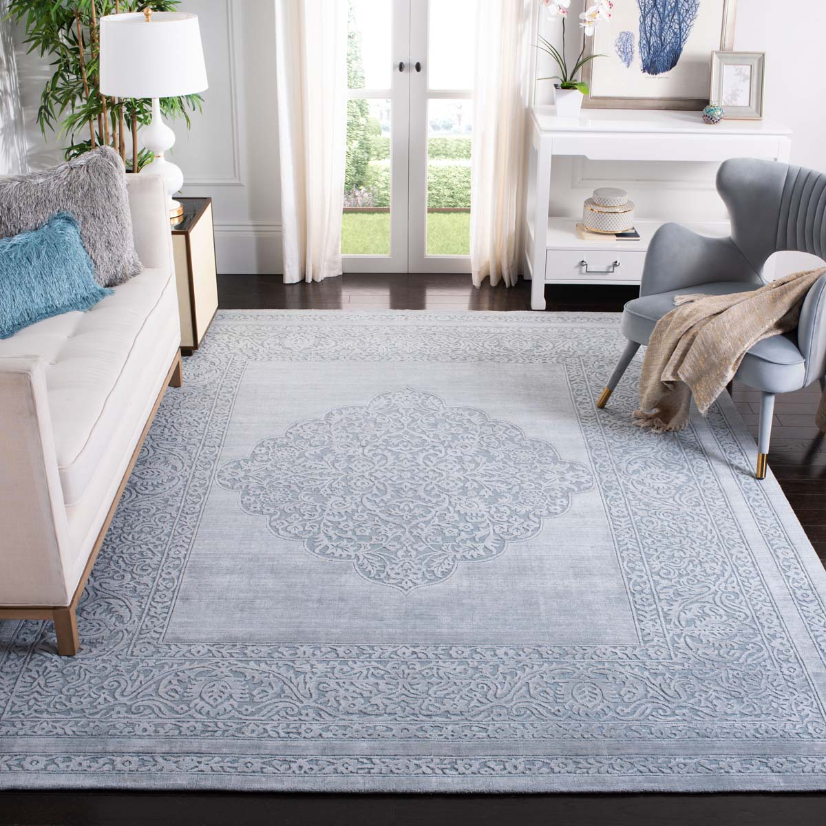 Mirage 501 Rug | Safavieh - MIR501J - Sea / Blue