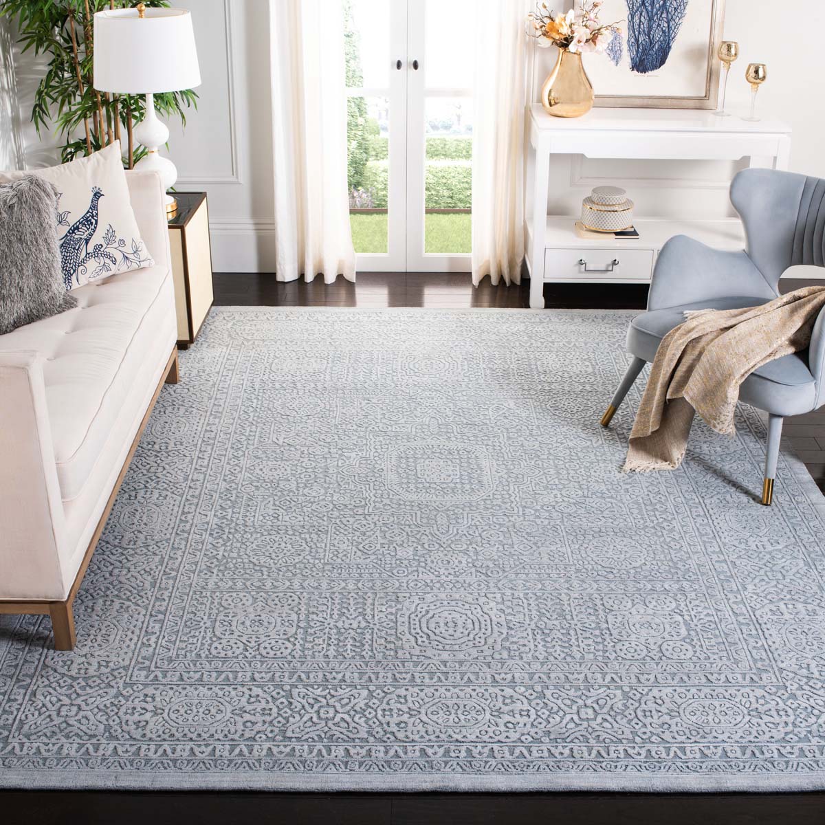 Mirage 502 Rug | Safavieh - MIR502J - Sea / Blue