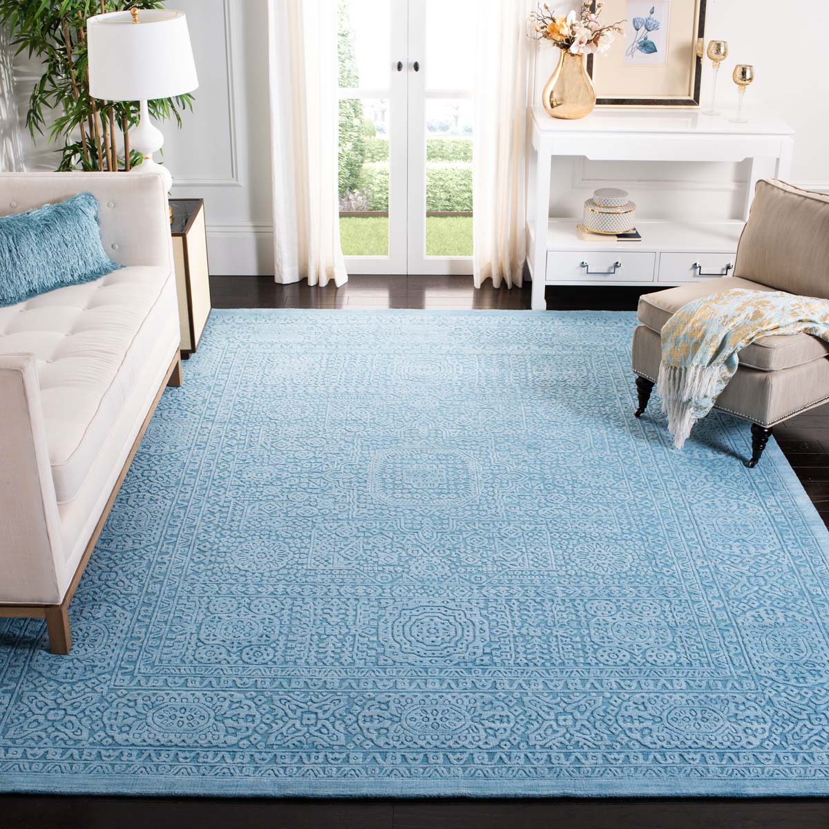 Mirage 502 Rug | Safavieh - MIR502K - Turquoise