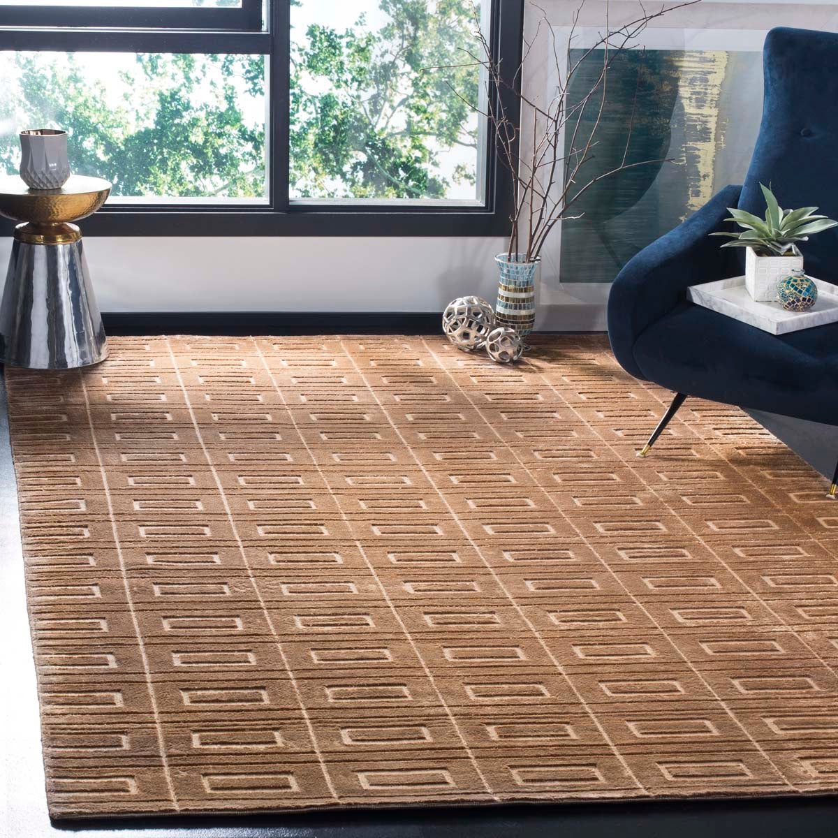 Mirage 523 Rug | Safavieh - MIR523D - Camel