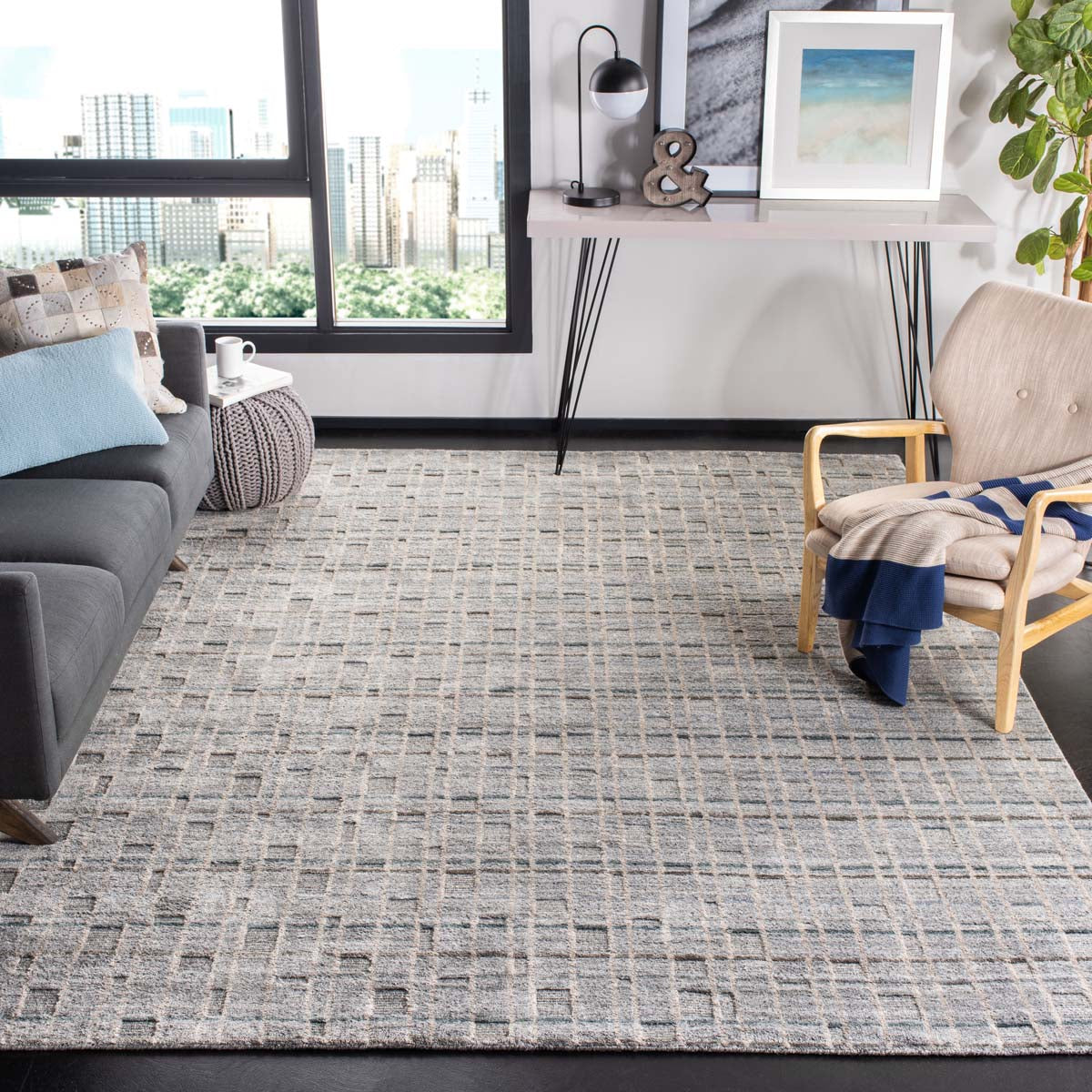 Mirage 537 Rug | Safavieh - MIR537F - Grey / Blue