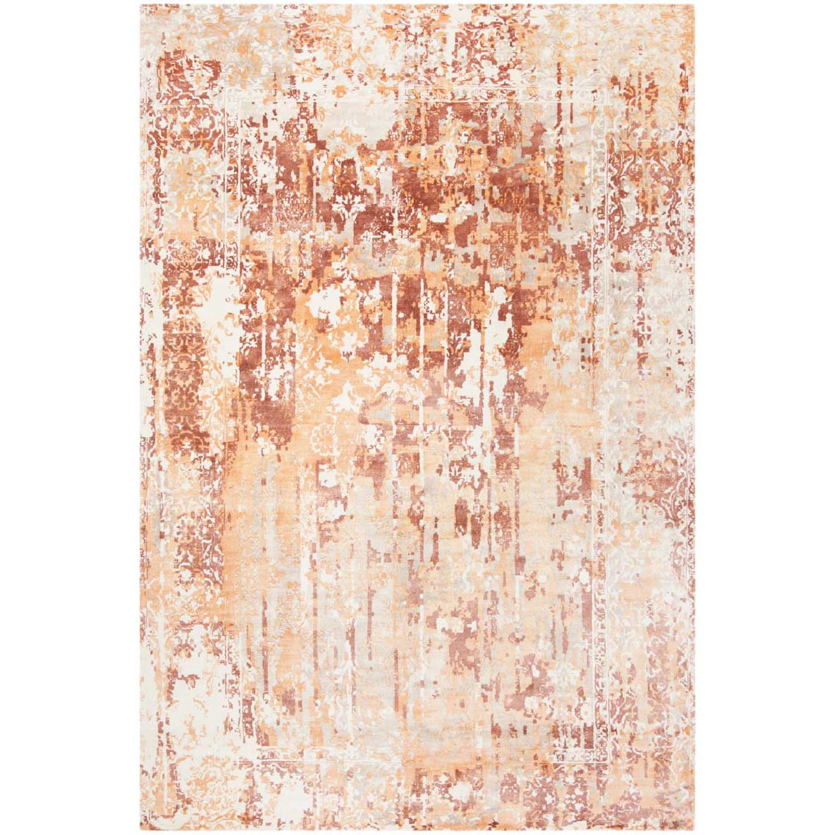 Mirage 551 Rug | Safavieh - MIR551C - Ivory / Rust