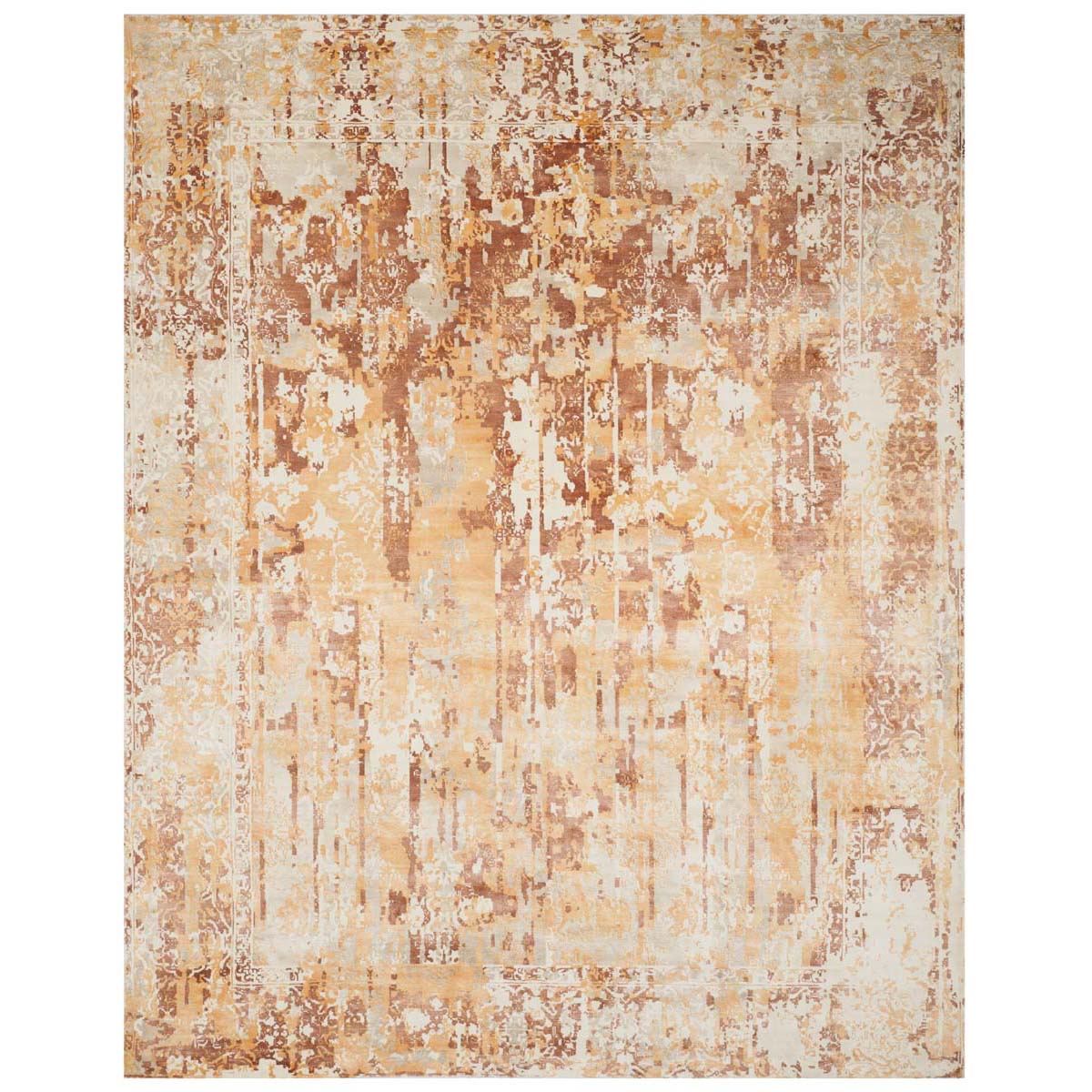 Mirage 551 Rug | Safavieh - MIR551C - Ivory / Rust