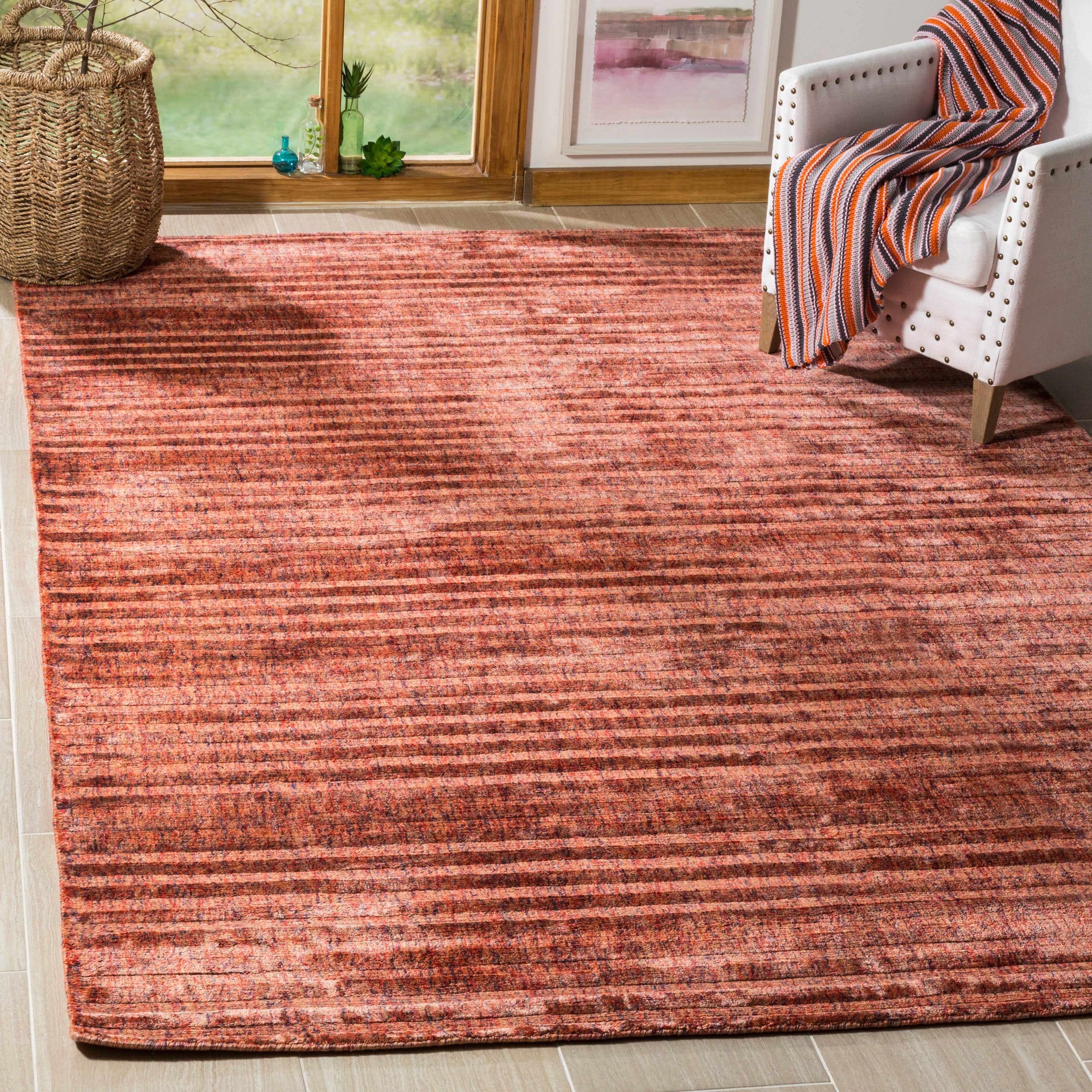 Mirage 633 Rug | Safavieh - MIR633C - Rust