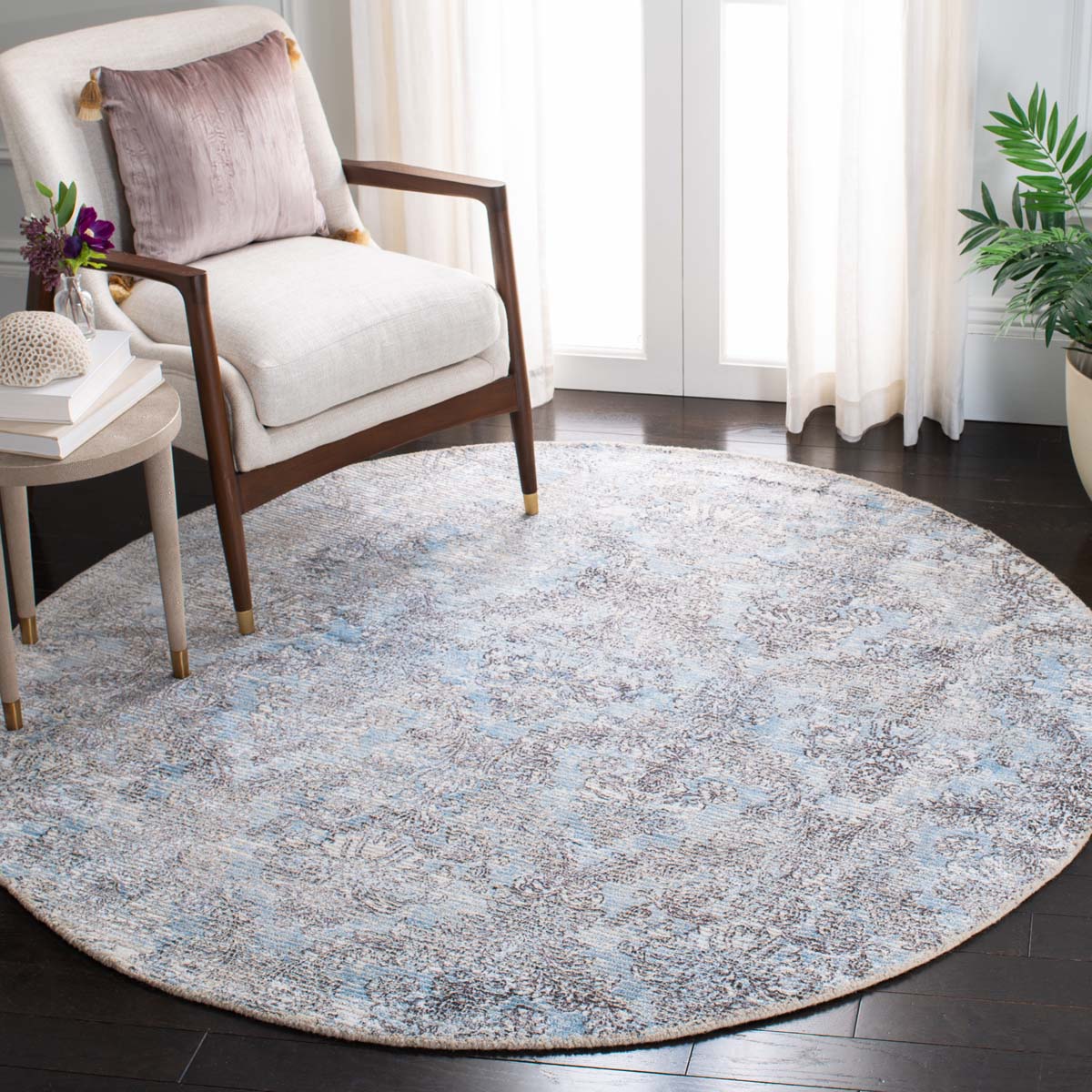 Mirage 735 Rug | Safavieh - MIR735M - Light Blue / Grey