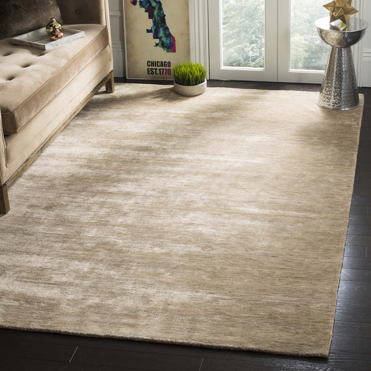 Mirage 801 Rug | Safavieh MIR801S - Sandstone