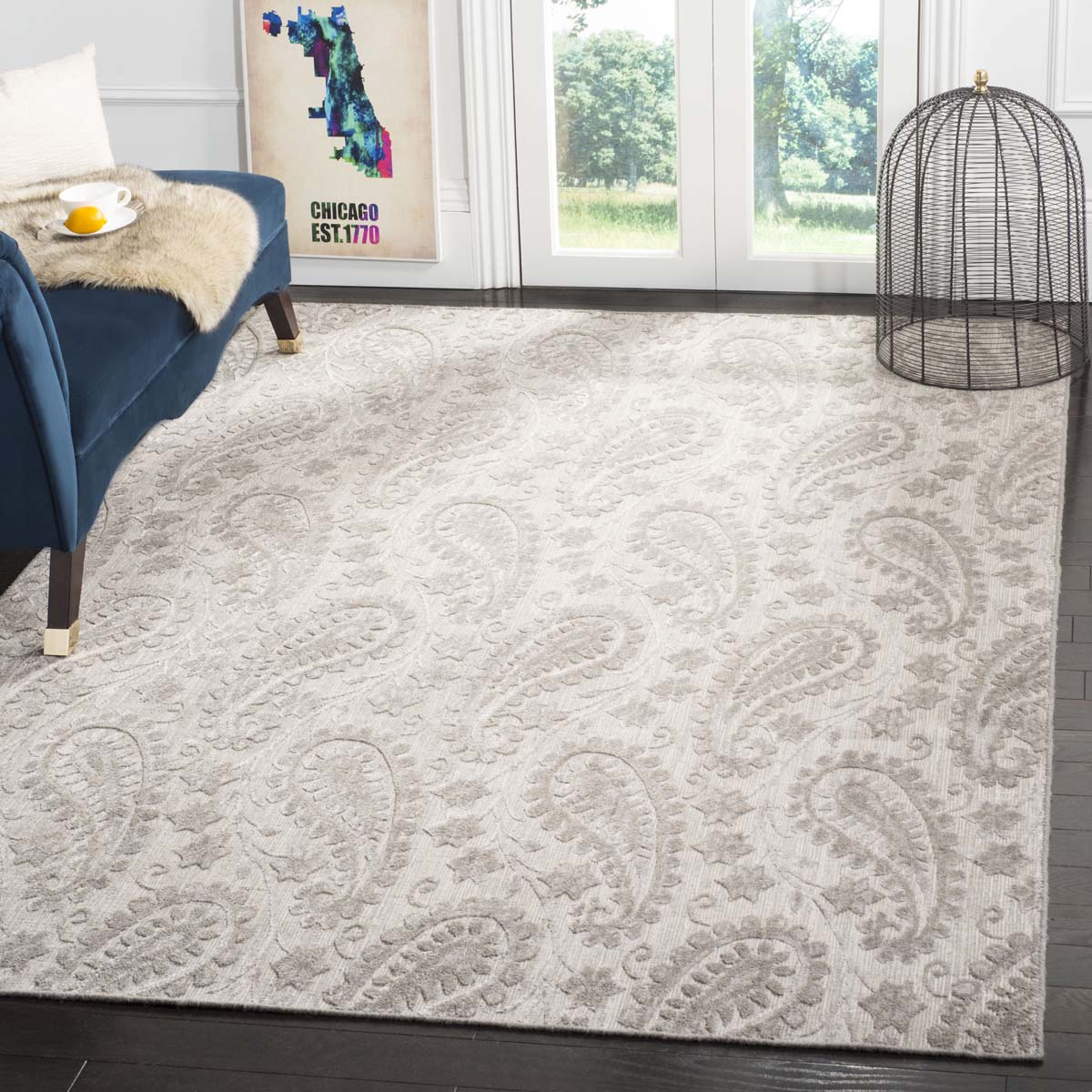 Mirage 855 Rug | Safavieh MIR855A - Grey