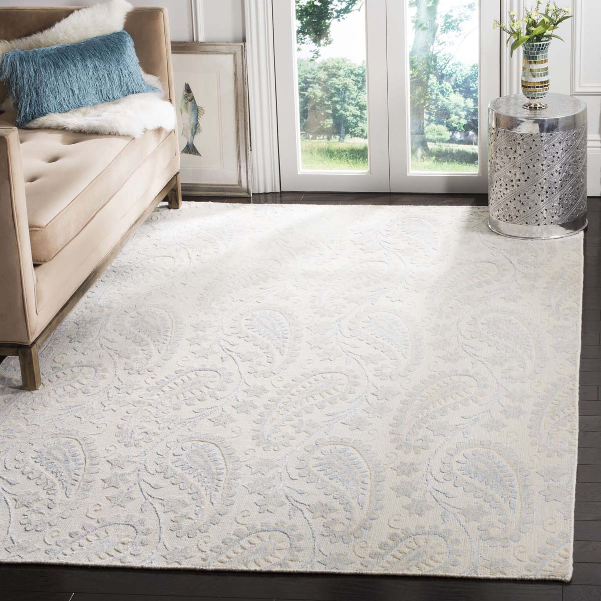 Mirage 855 Rug | Safavieh MIR855C - Light Blue