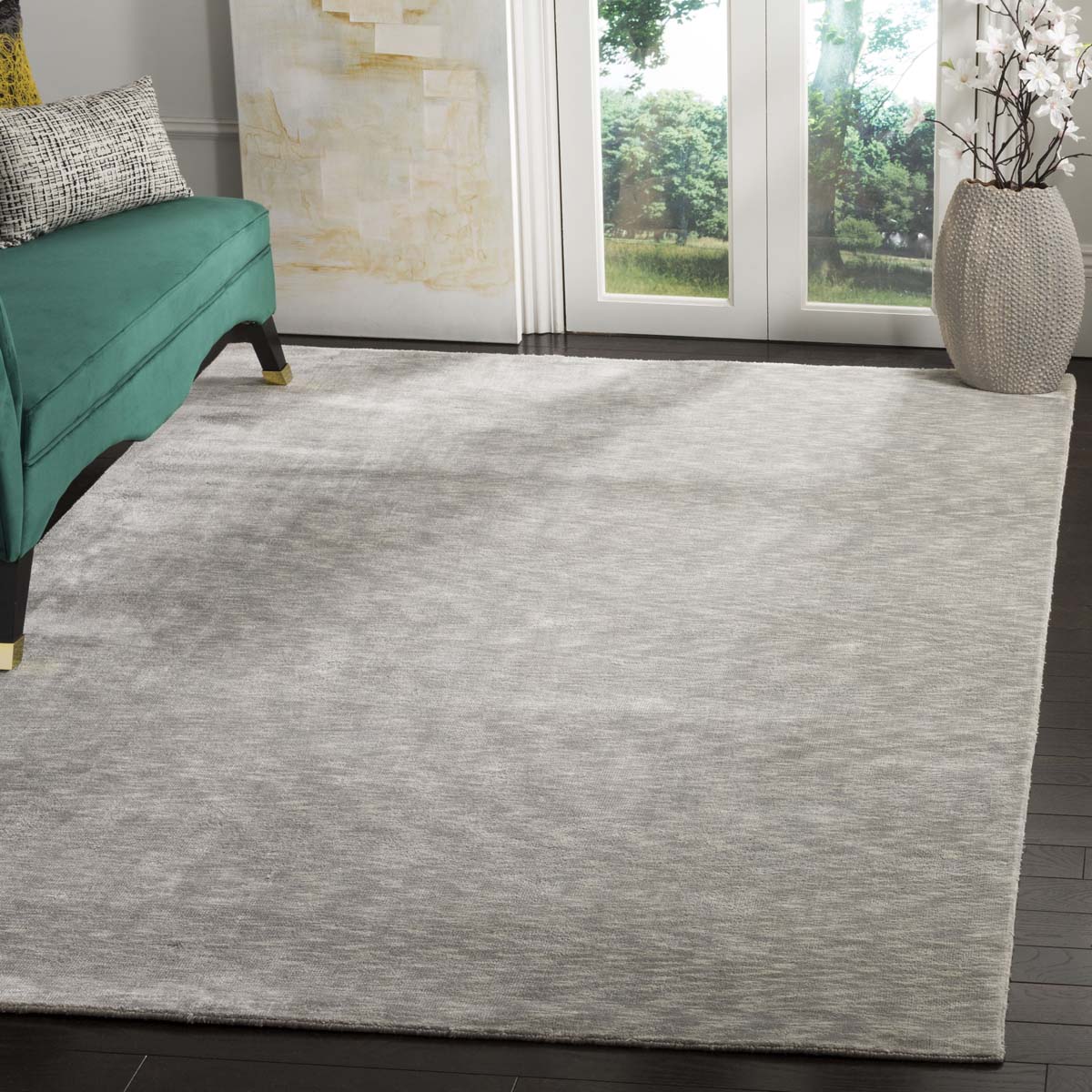 Mirage 951 Rug | Safavieh MIR951S - Silver / Grey