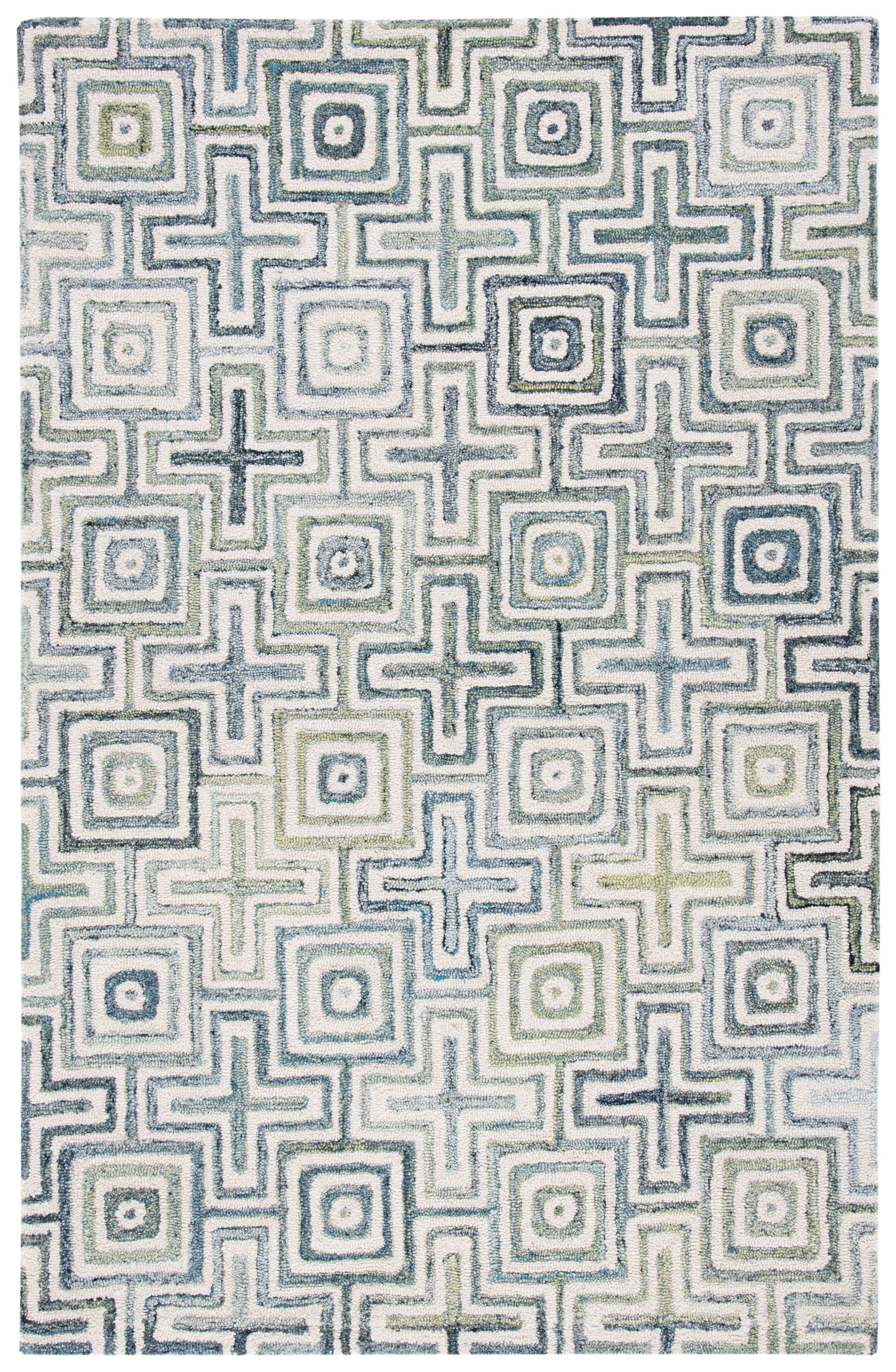 Ivory / Blue