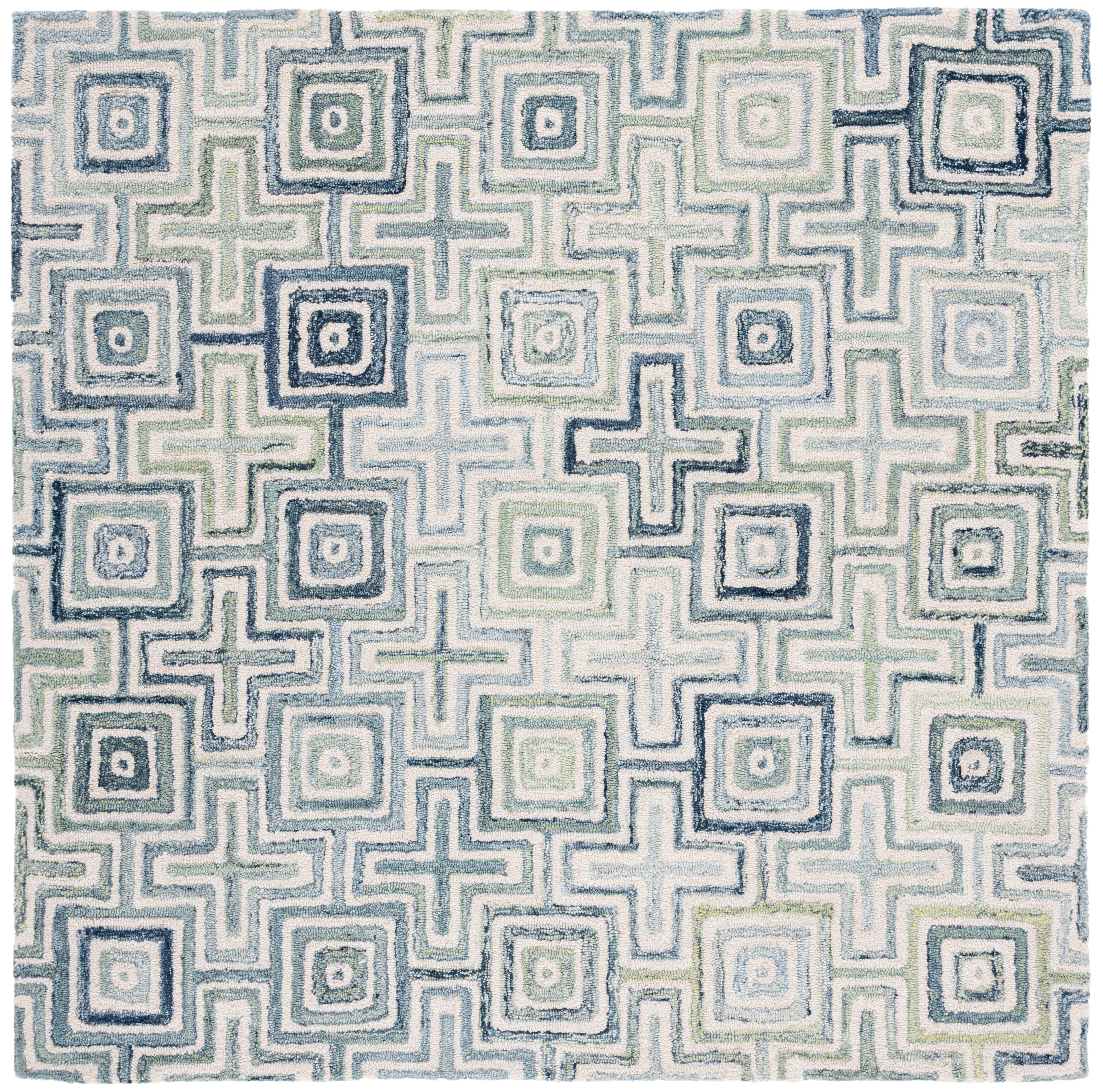 Ivory / Blue