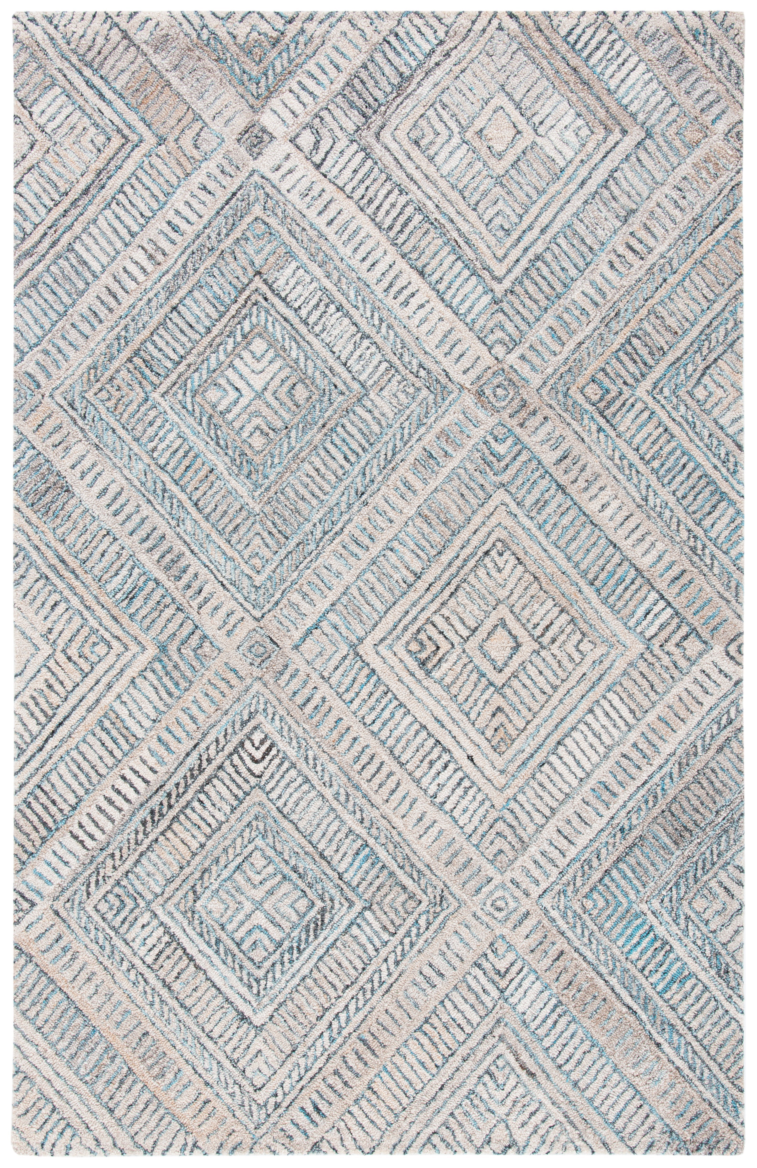 Turquoise / Beige