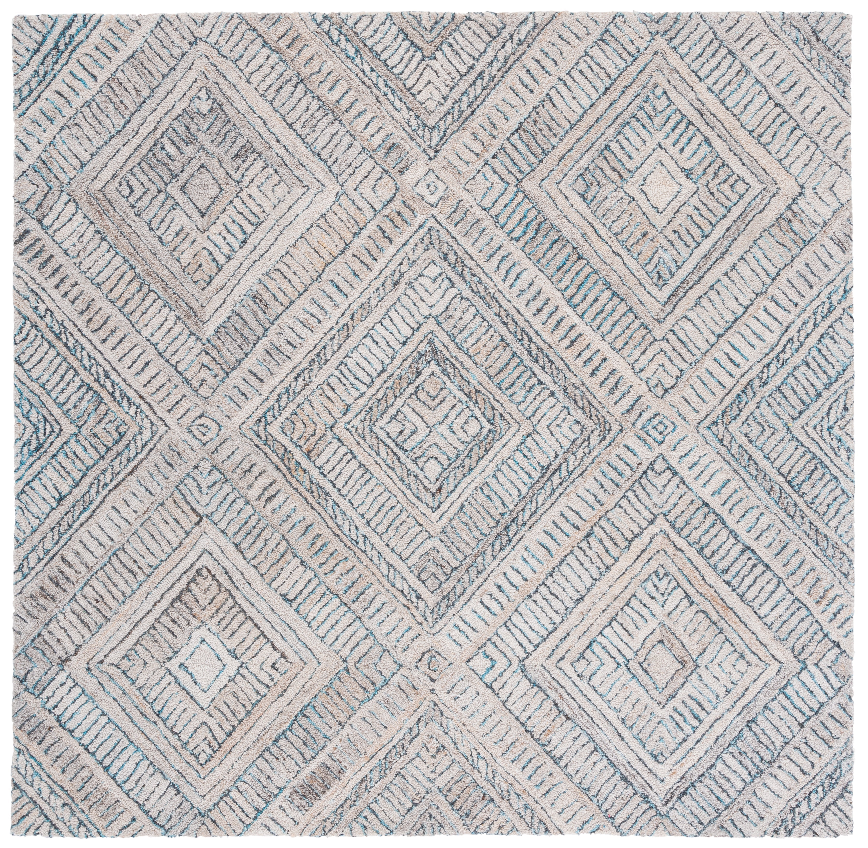 Turquoise / Beige