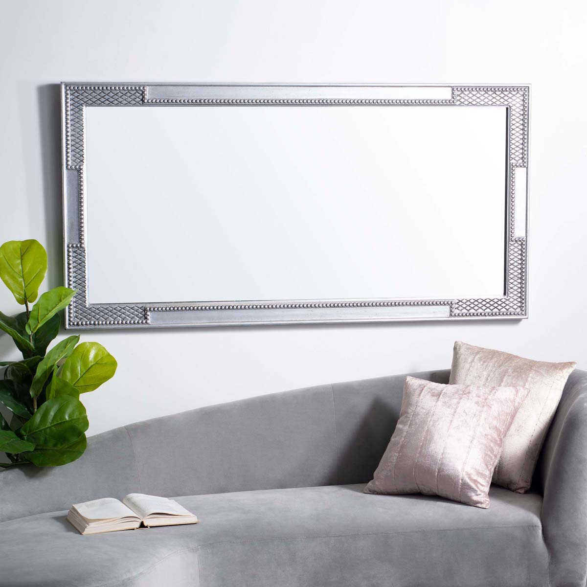 Lerson Mirror | Safavieh - Antique Silver