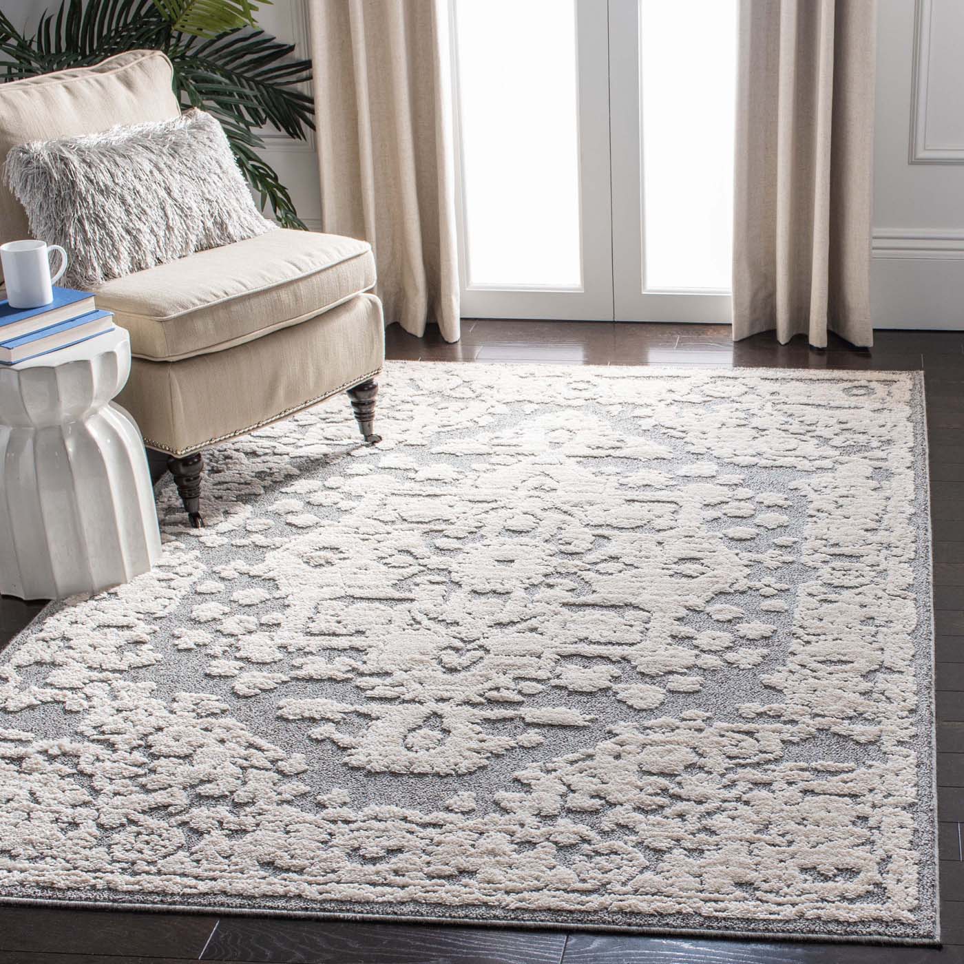 Martha Stewart 0739 Rug | Martha Stewart - MSR0739 - White / Light Grey