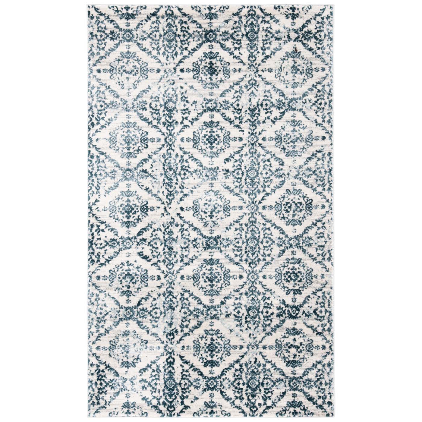 Martha Stewart 0953 Rug | Martha Stewart - MSR0953 - Navy / Ivory