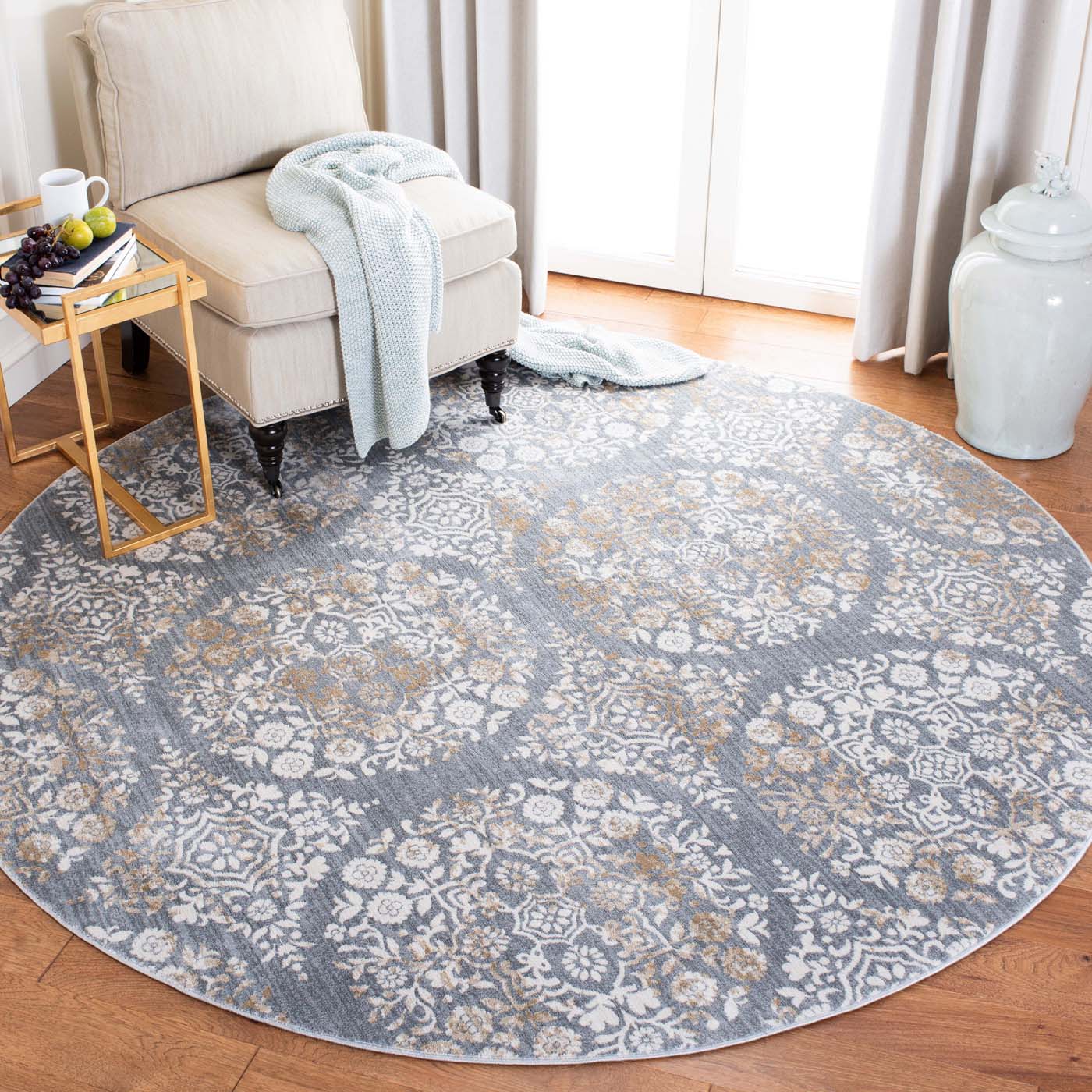 Martha Stewart 0958 Rug | Martha Stewart - MSR0958 - Silver / Ivory