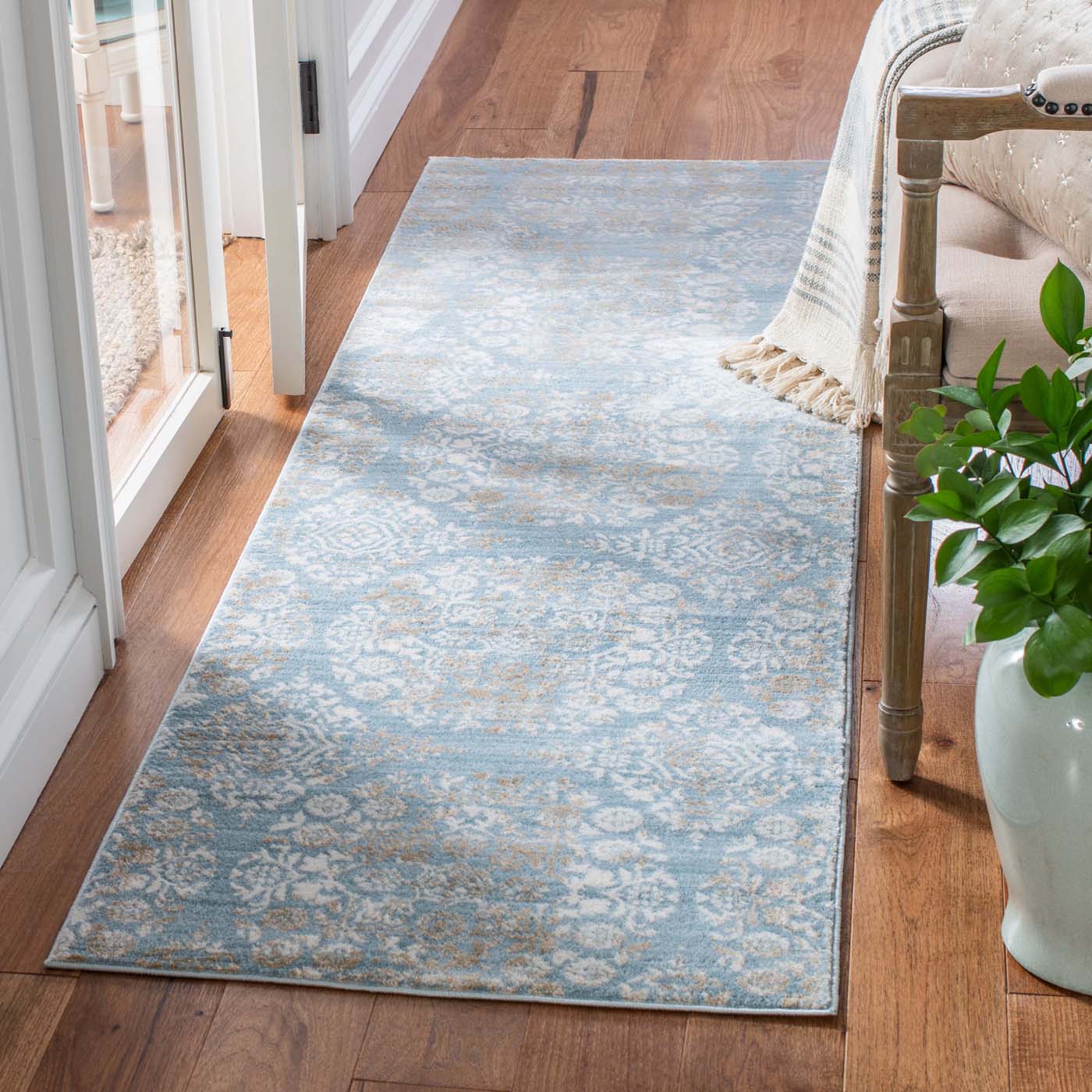 Martha Stewart 0958 Rug | Martha Stewart - MSR0958 - Denim Blue / Ivory