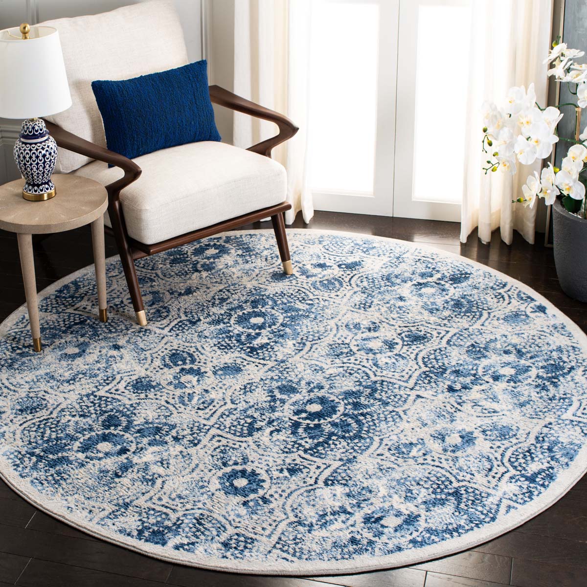 Martha Stewart 2862 Rug | Martha Stewart - MSR2862 - Cream / Blue