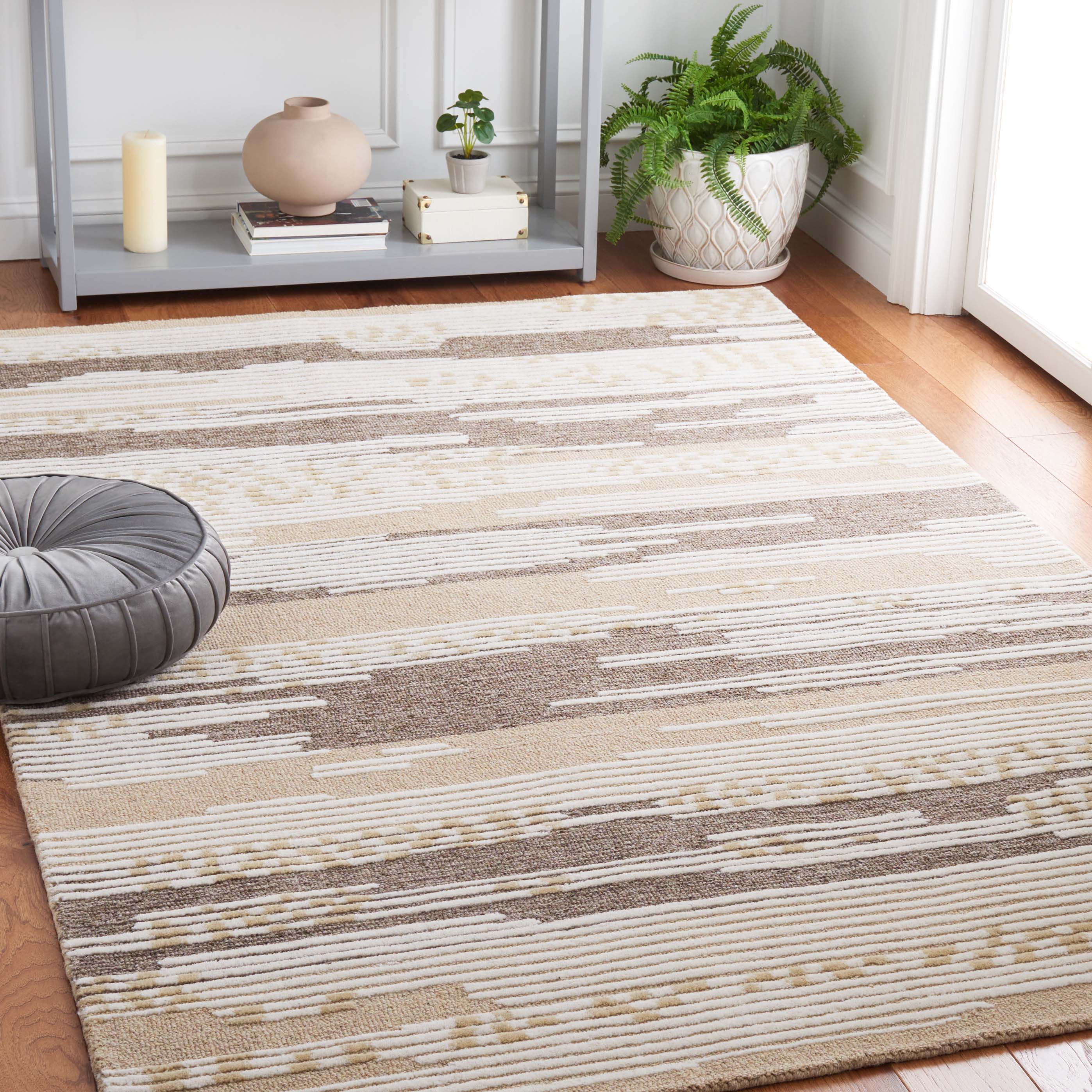 Martha Stewart 380 Rug | Martha Stewart - MSR3380 - Natural / Brown