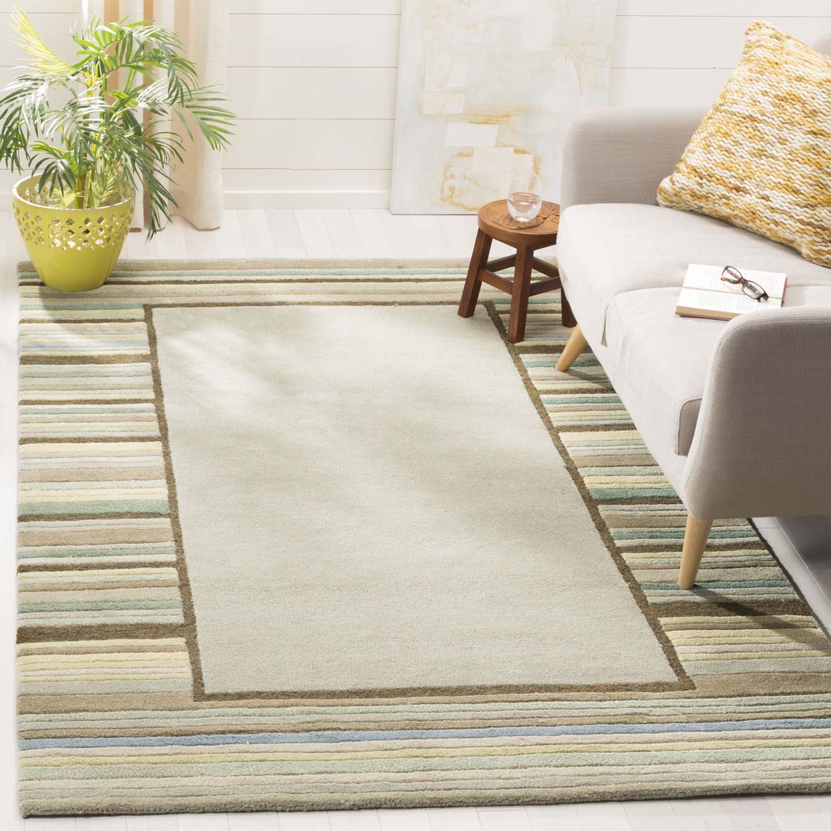 Martha Stewart 4715 Rug | Martha Stewart - MSR4715 - Tadpole Green