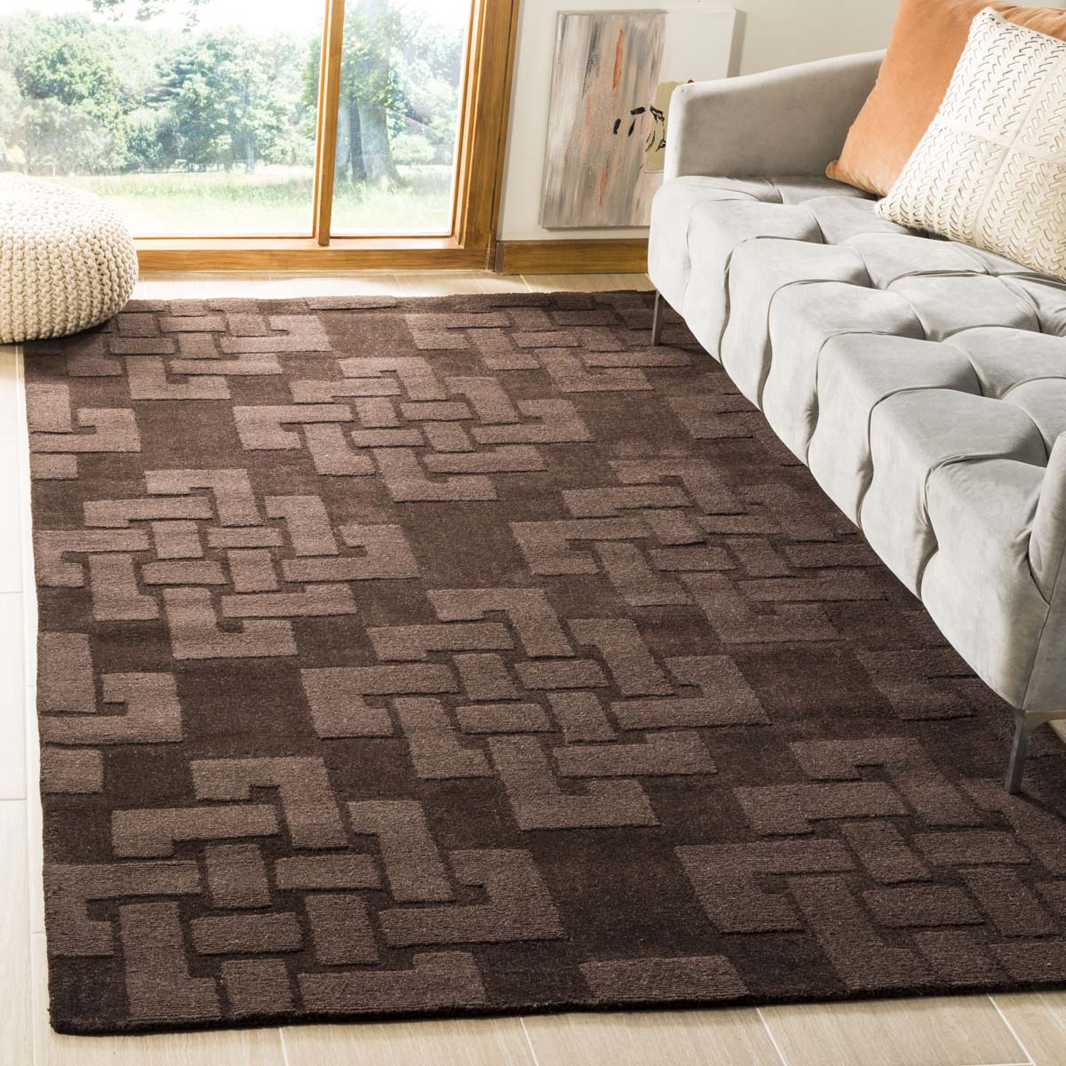 Martha Stewart 4950 Rug | Martha Stewart - MSR4950 - Chocolate Truff