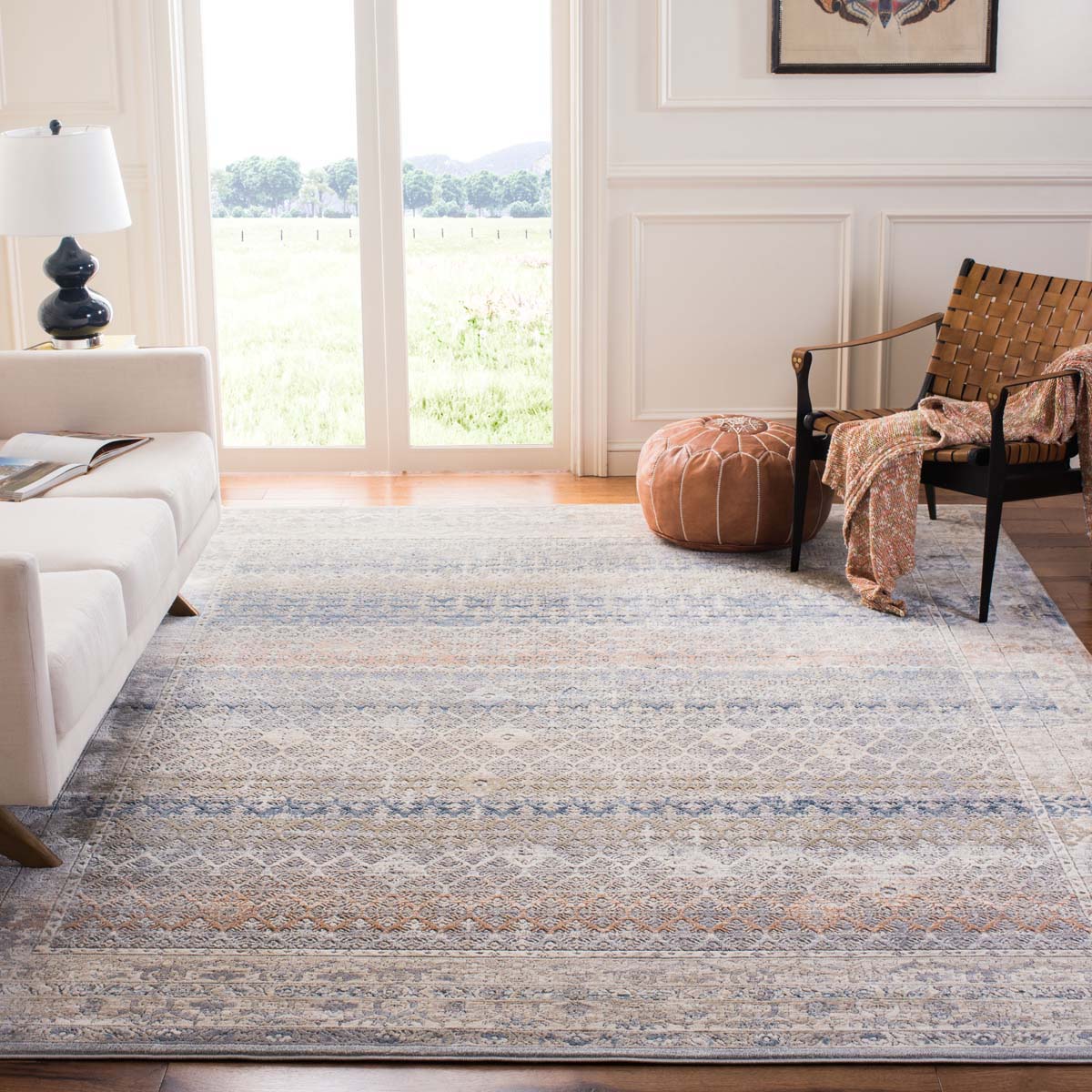 Martha Stewart 646 Rug | Martha Stewart - MSR646 - Cream / Grey