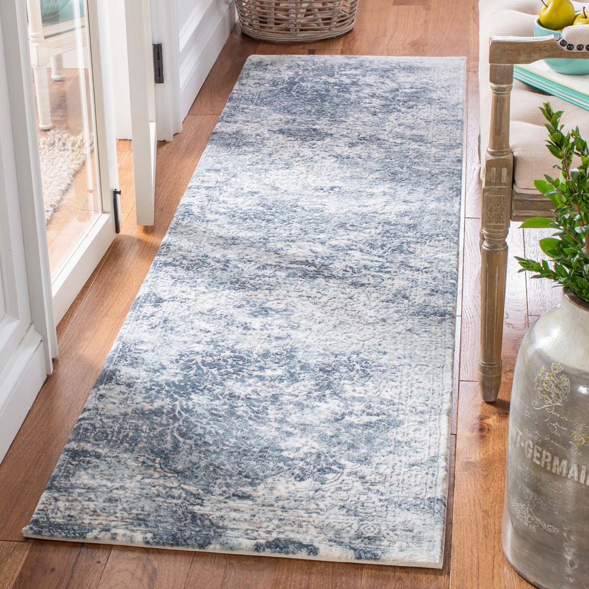 Martha Stewart 692 Rug | Martha Stewart - MSR692 - Cream / Blue