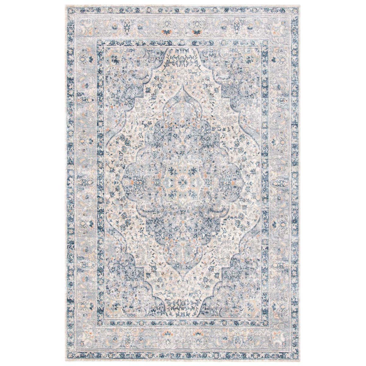 Martha Stewart 693 Rug | Martha Stewart - MSR693 - Cream / Blue