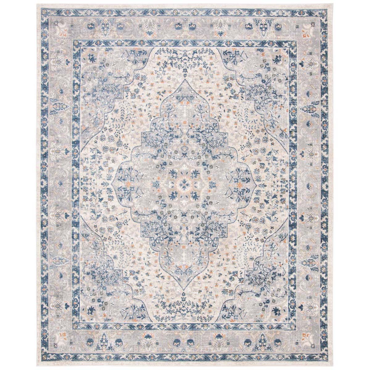 Martha Stewart 693 Rug | Martha Stewart - MSR693 - Cream / Blue