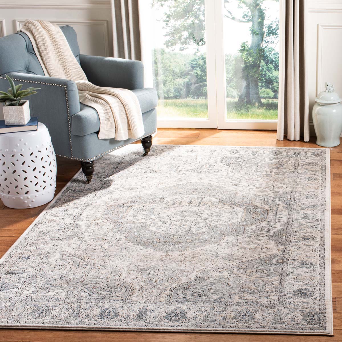 Martha Stewart 867 Rug | Martha Stewart - MSR867 - Ivory / Grey