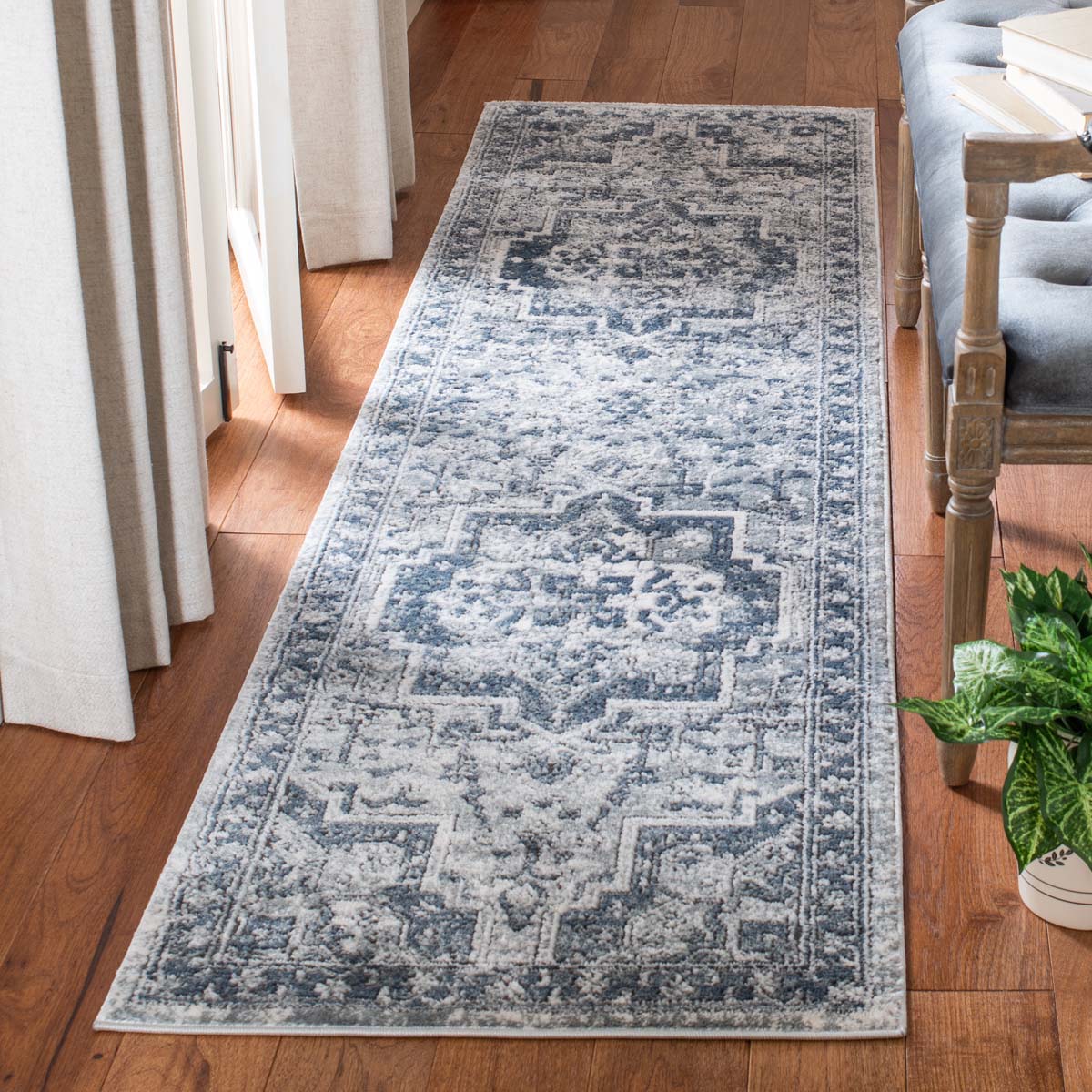 Martha Stewart 883 Rug | Martha Stewart - MSR883 - Navy / Ivory