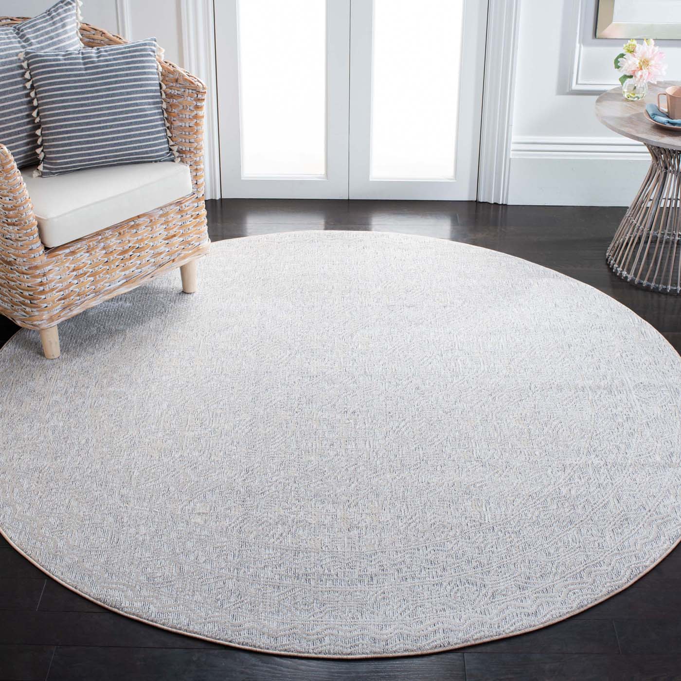 Martha Stewart 8933 Rug | Martha Stewart - MSR8933 - Ivory / Grey