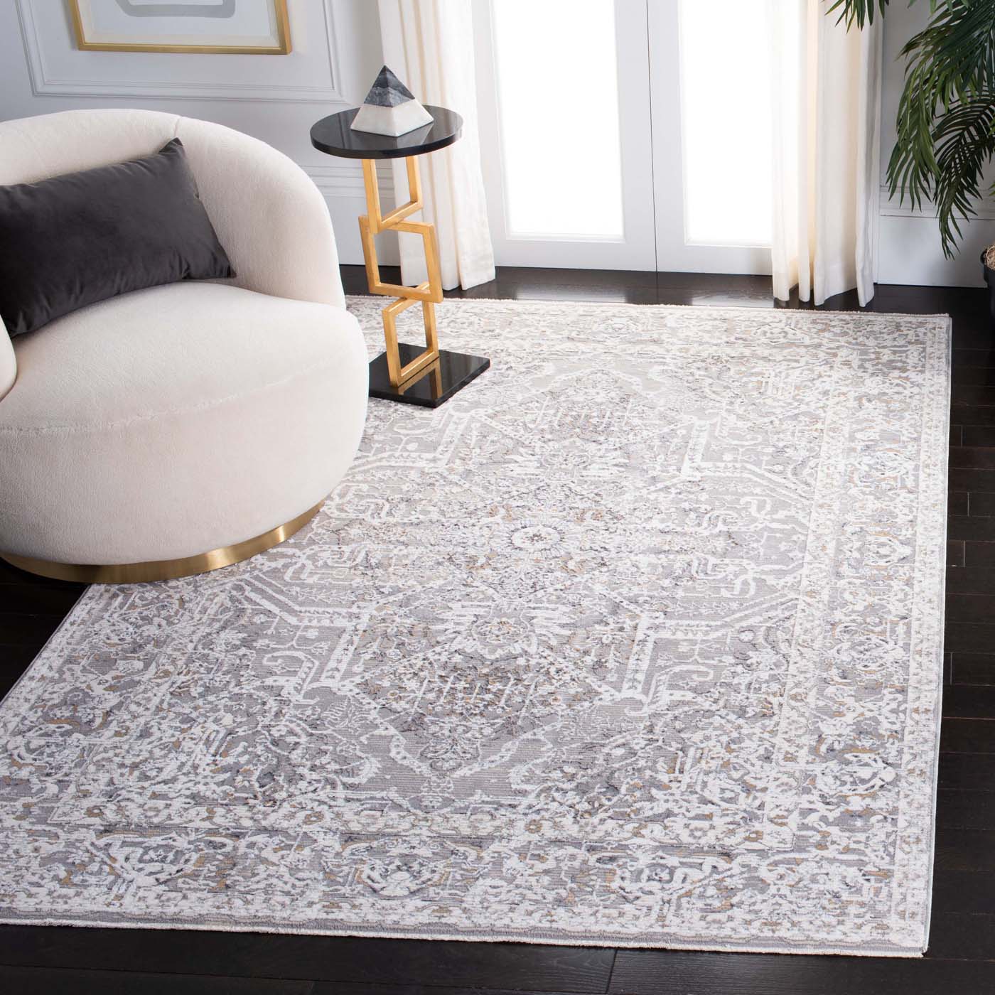 Martha Stewart 8934 Rug | Martha Stewart - MSR8934 - Ivory / Light Grey