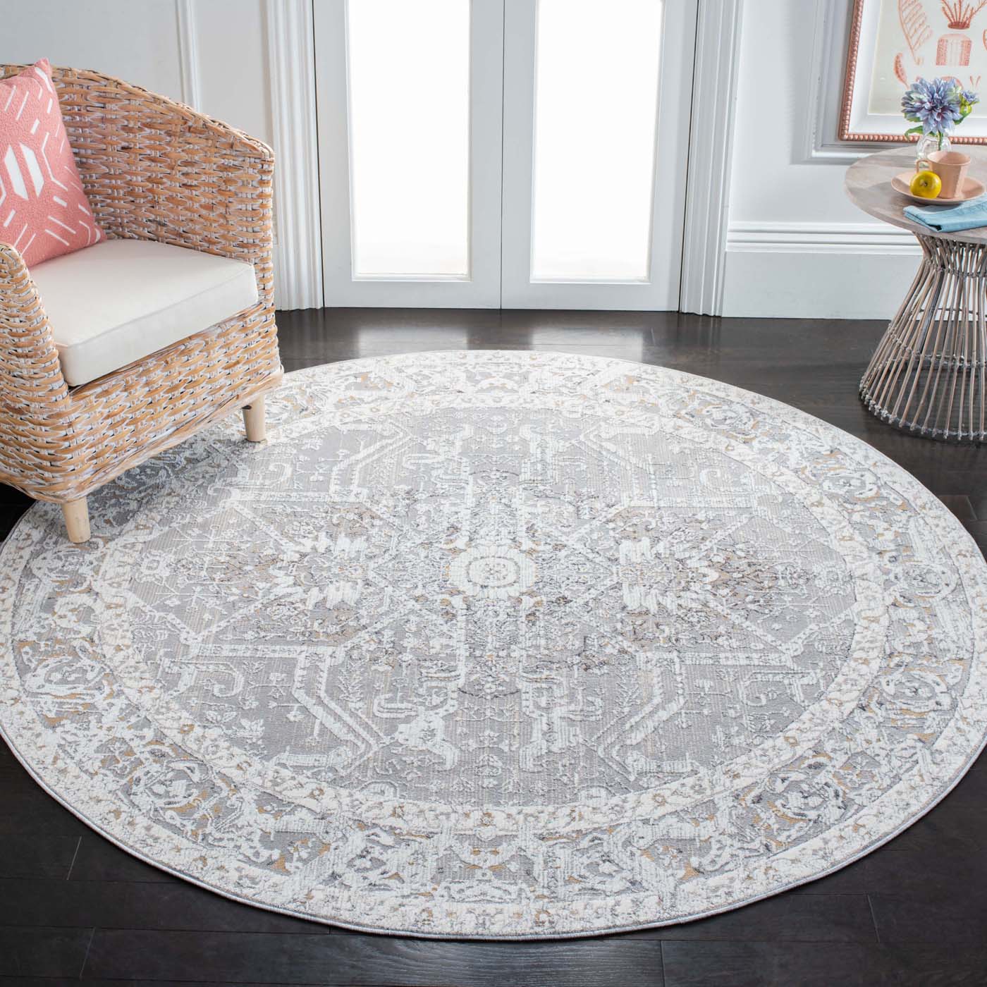 Martha Stewart 8934 Rug | Martha Stewart - MSR8934 - Ivory / Light Grey