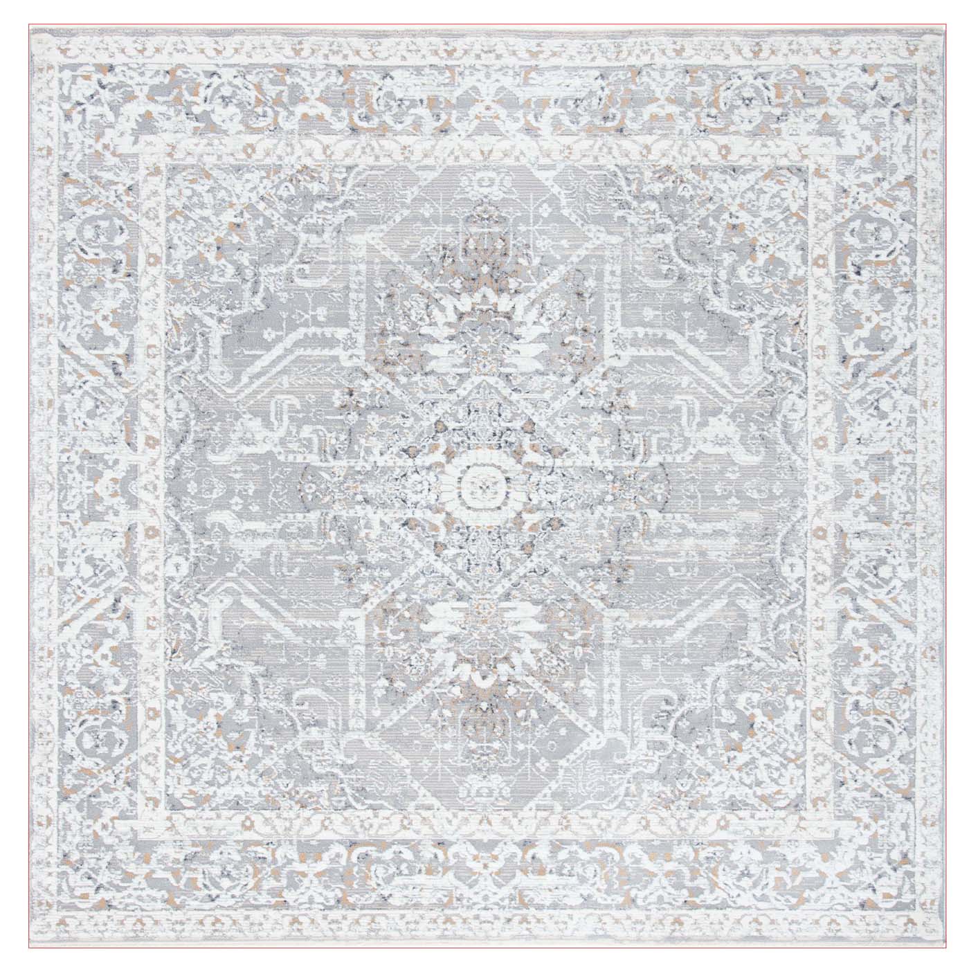 Martha Stewart 8934 Rug | Martha Stewart - MSR8934 - Ivory / Light Grey