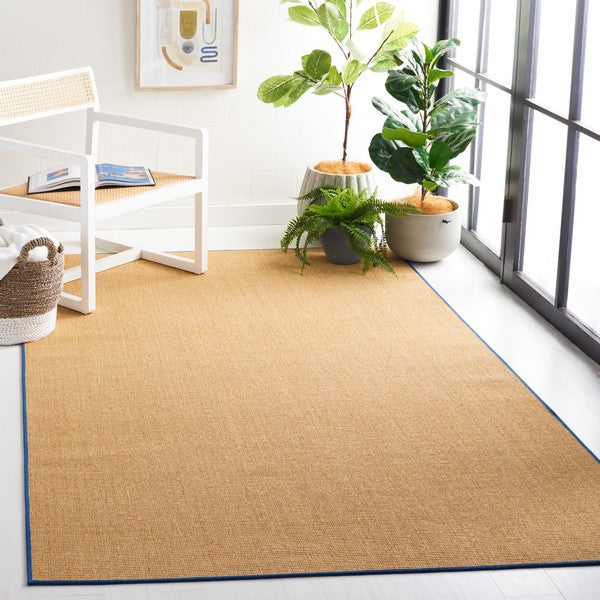 Martha Stewart 9501 Natrual Rug | Martha Stewart - MSR9501 - Natural / Navy