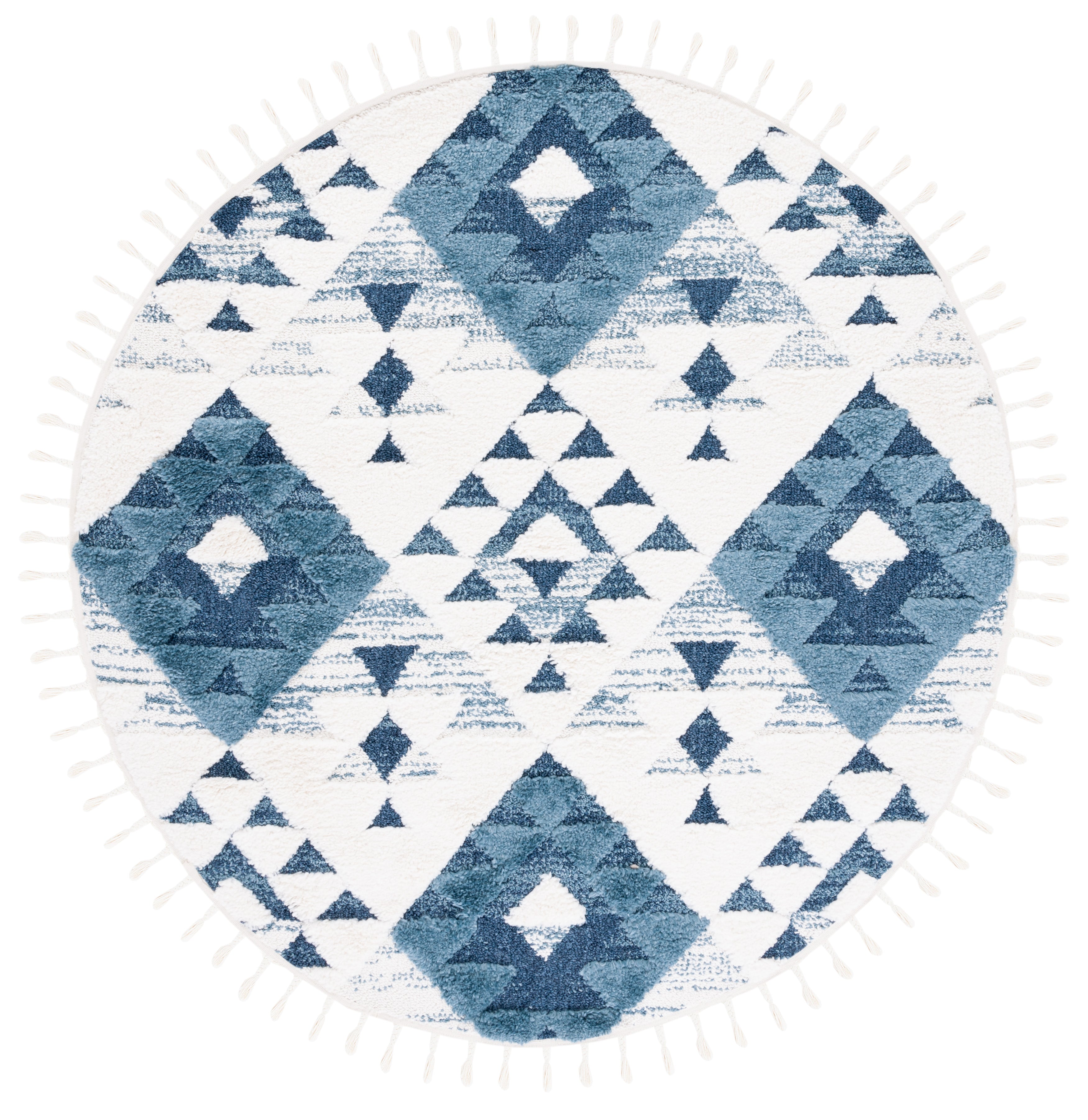 Blue / Ivory