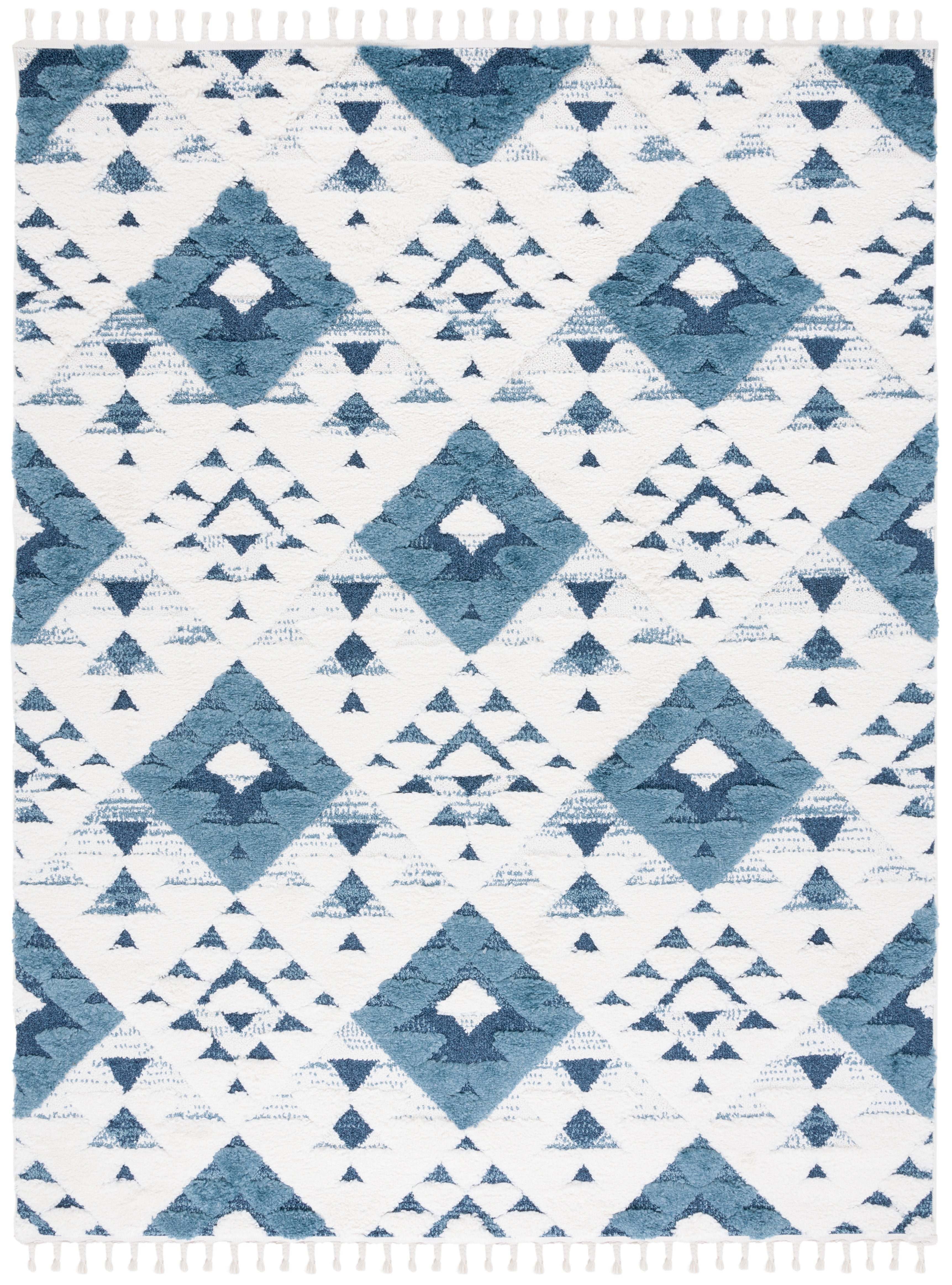 Blue / Ivory