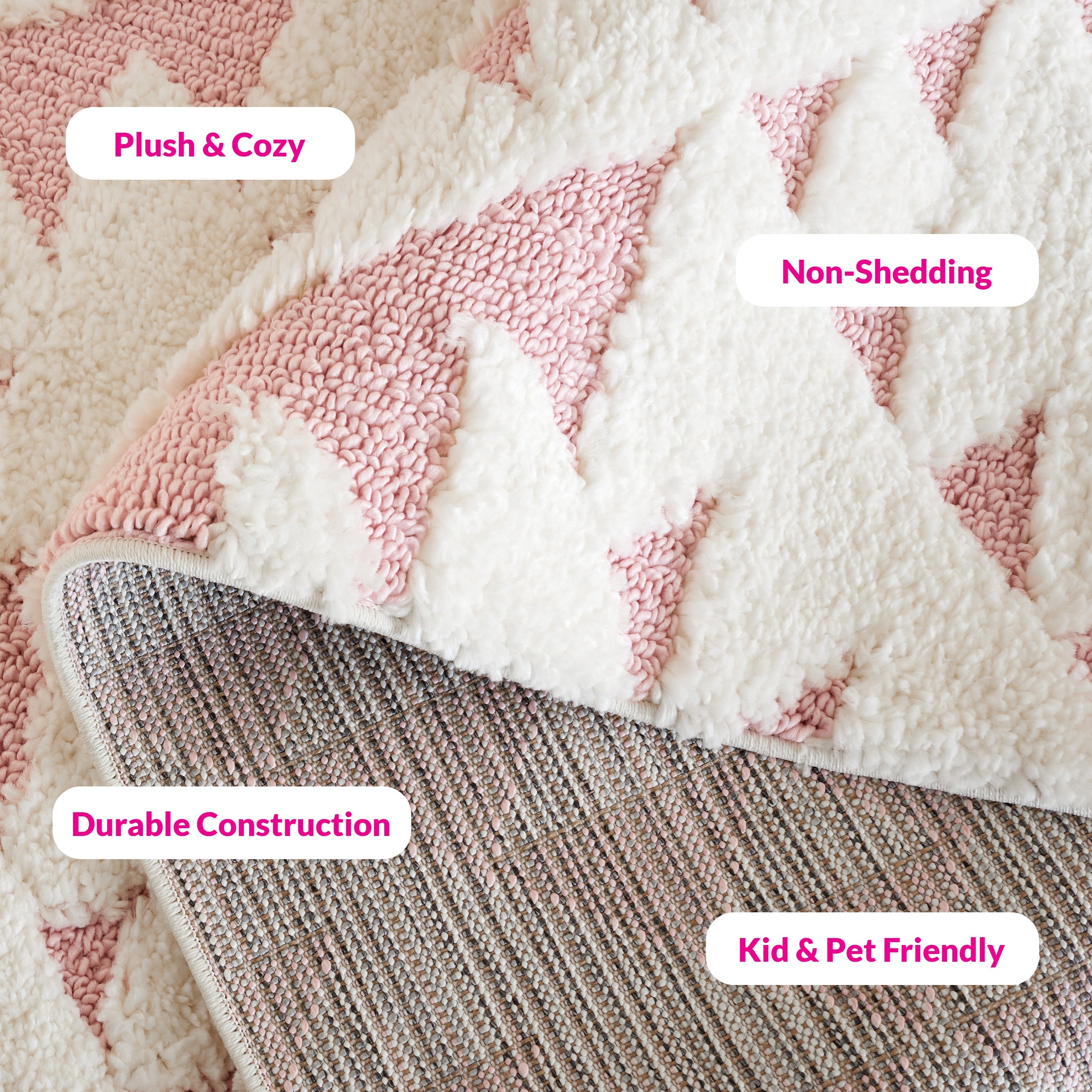 Ivory / Pink