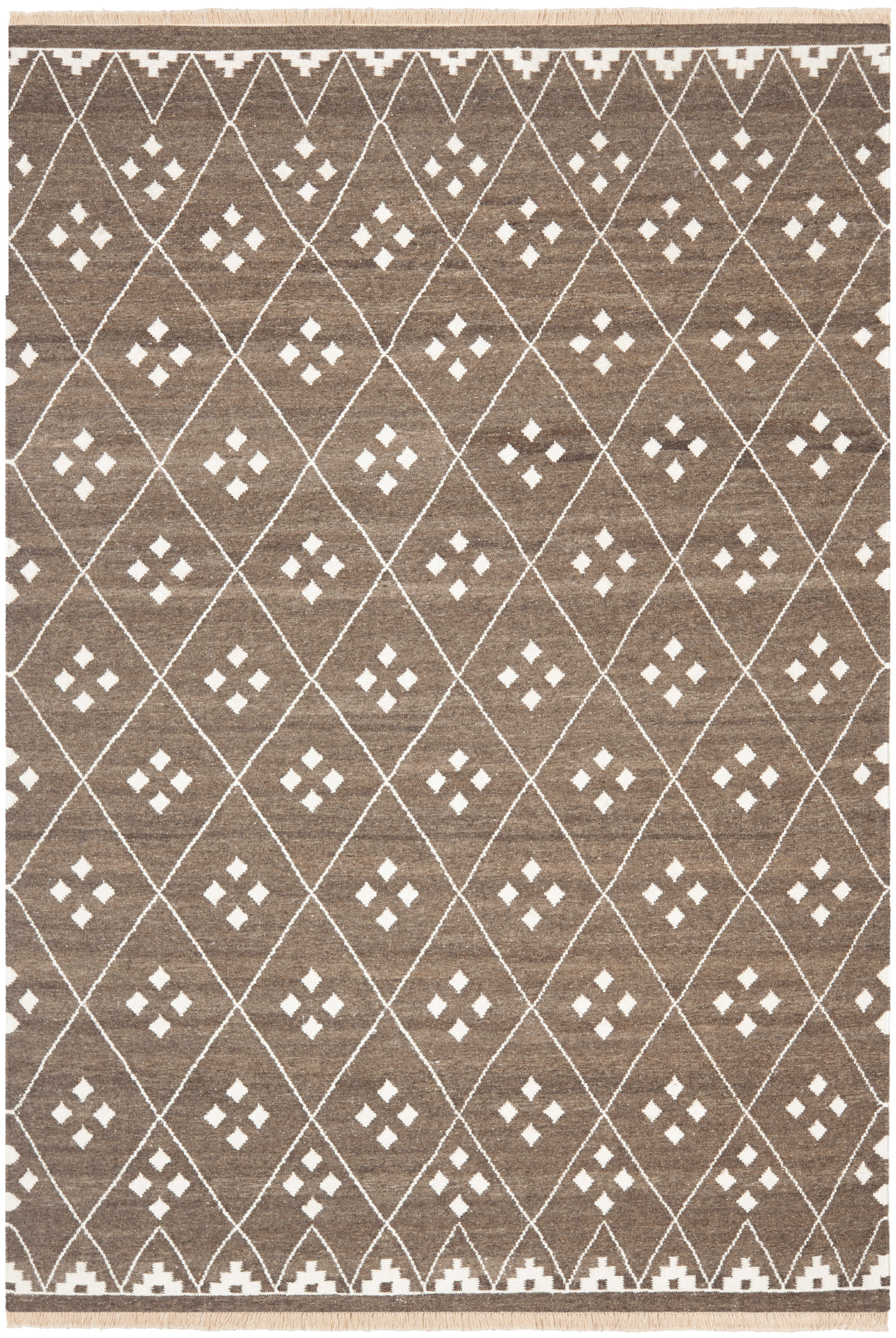 BROWN / IVORY