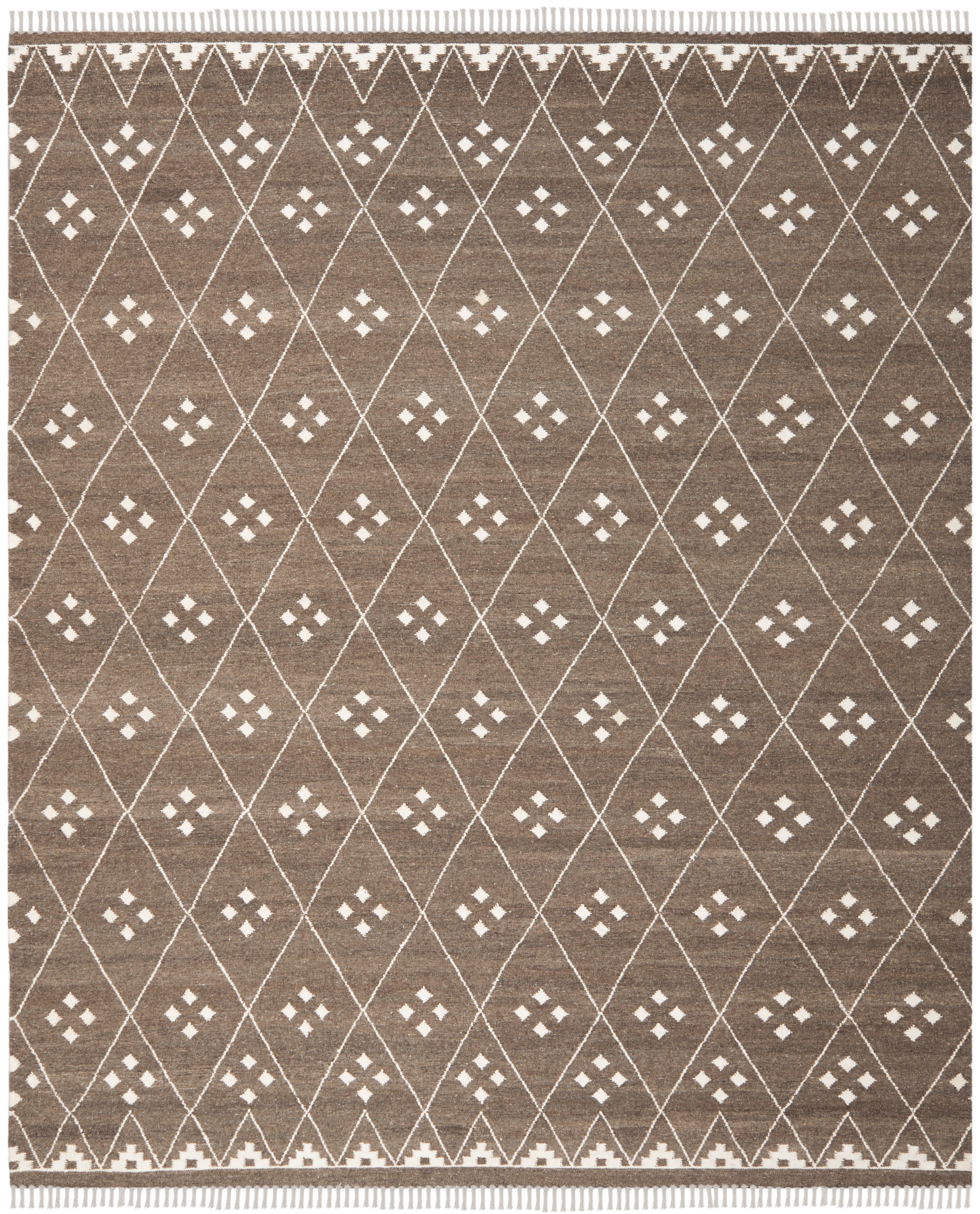 BROWN / IVORY