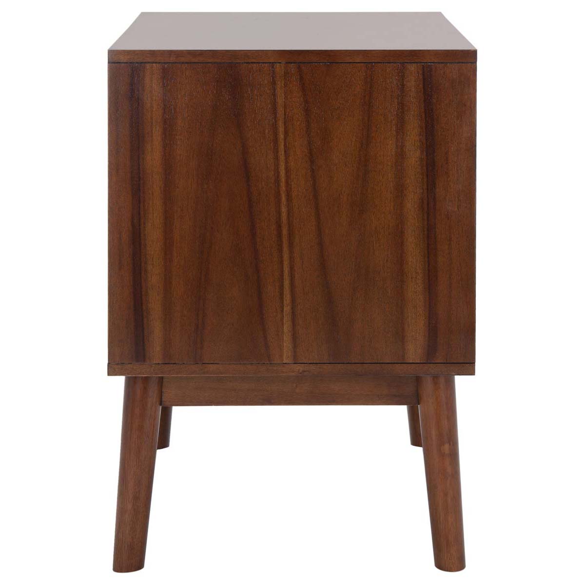 Donald 2 Drawer Nightstand | Safavieh - Dark Walnut