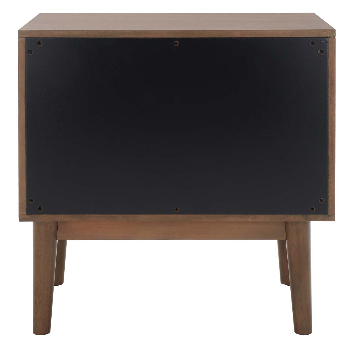 Donald 2 Drawer Nightstand | Safavieh - Wheat / Bronze