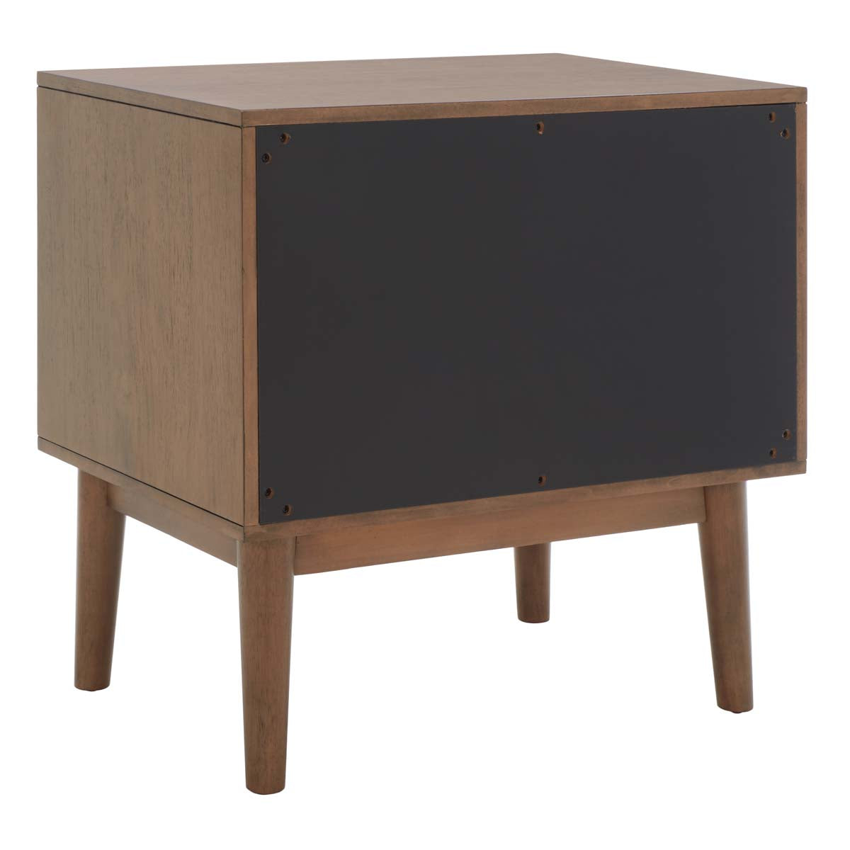 Donald 2 Drawer Nightstand | Safavieh - Wheat / Bronze